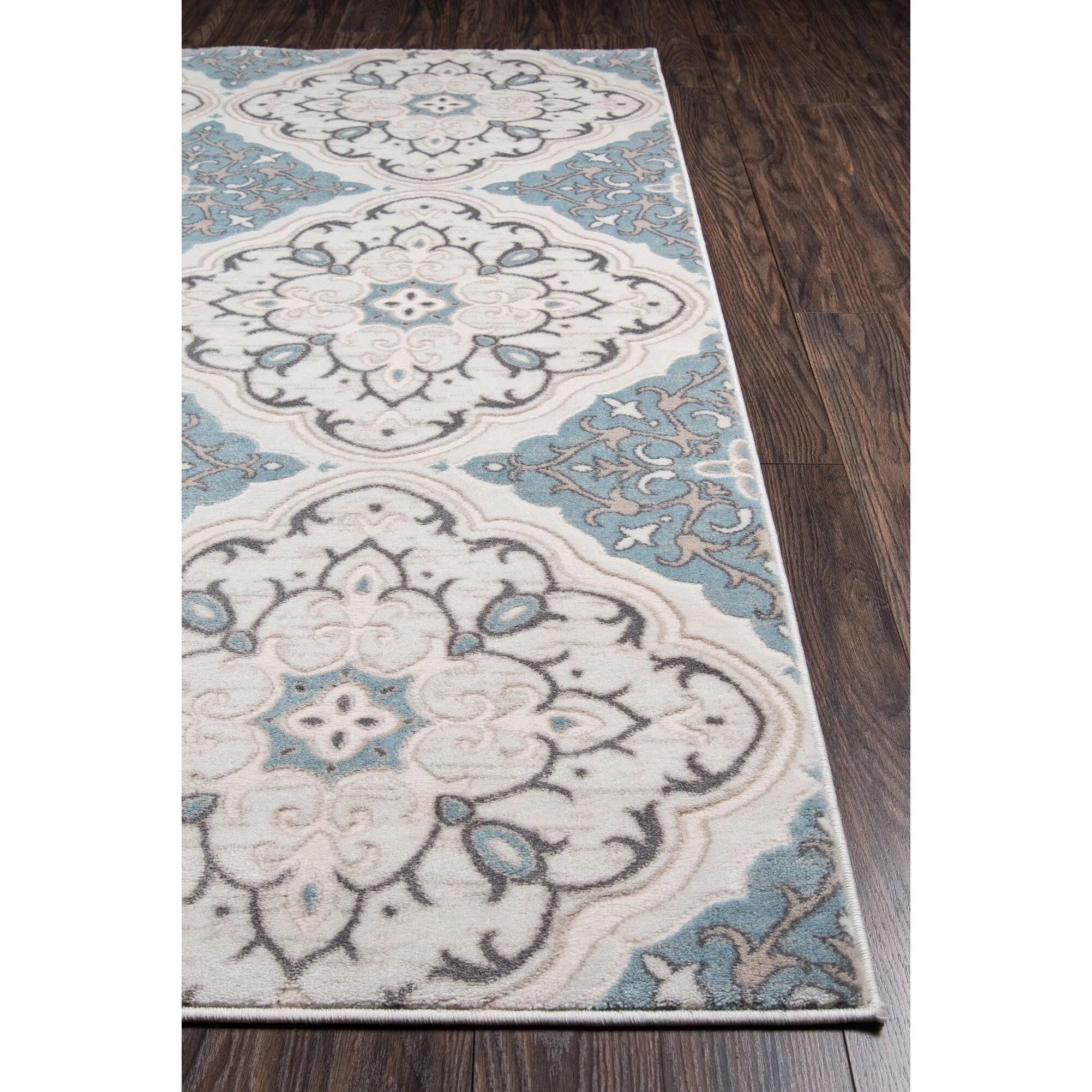 Momeni Brooklyn Heights Polyester Blend Damask Area Rug