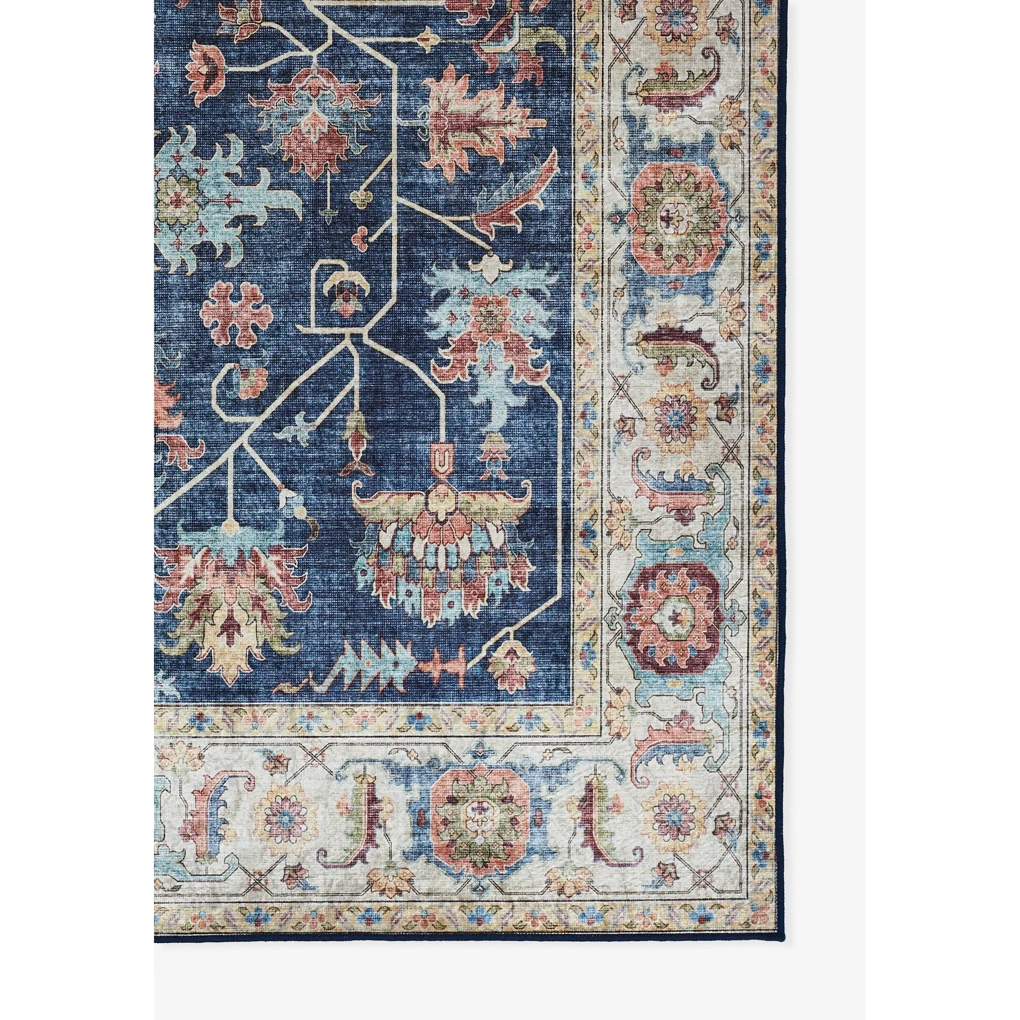 Momeni Karachi Polyester Non-Skid Traditional Area Rug