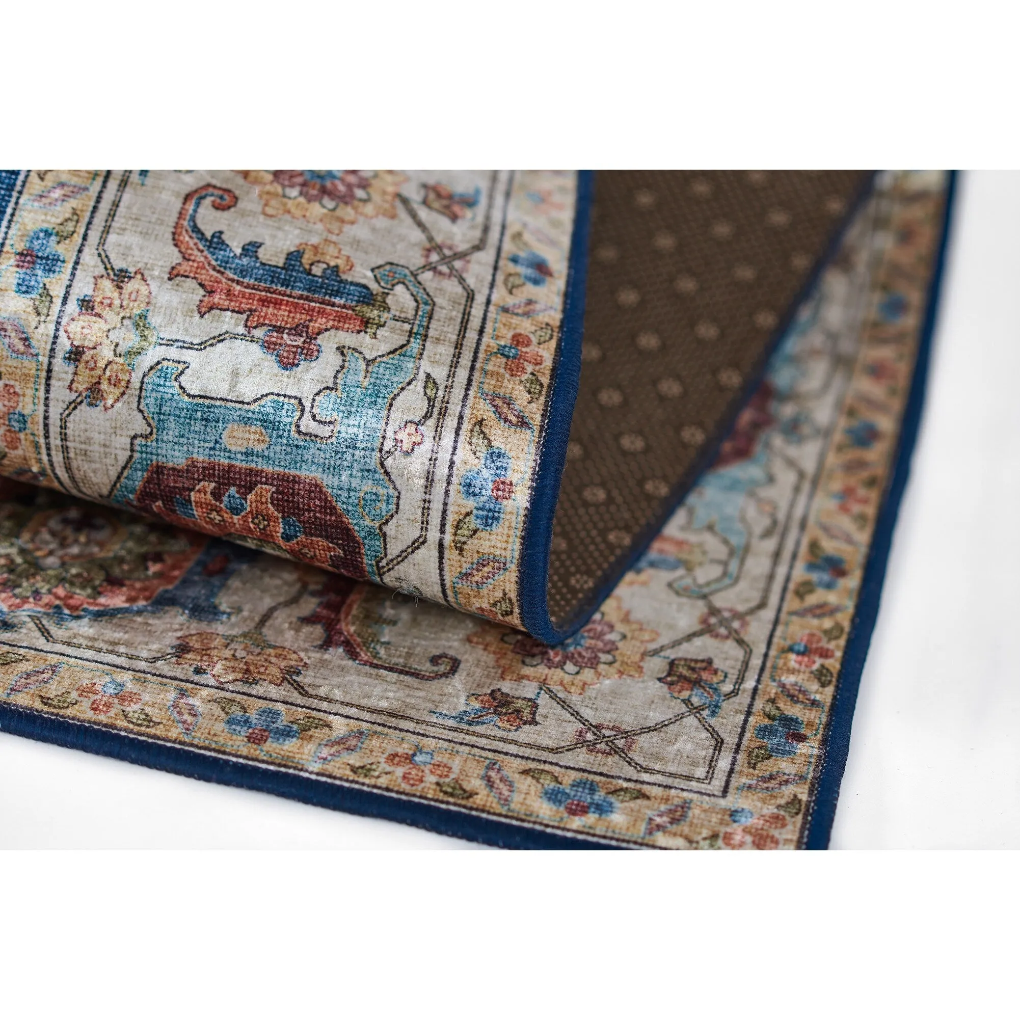 Momeni Karachi Polyester Non-Skid Traditional Area Rug