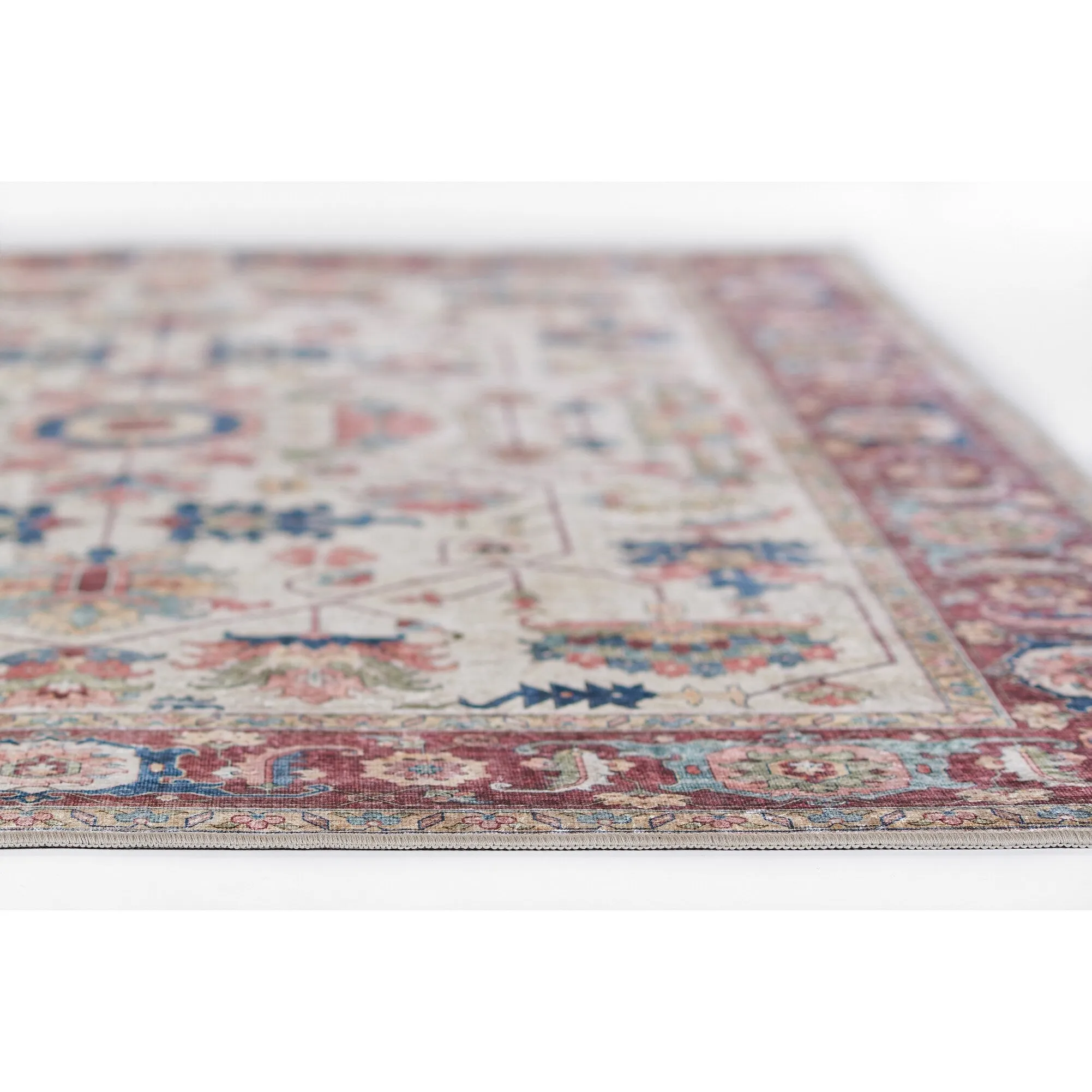 Momeni Karachi Polyester Non-Skid Traditional Area Rug