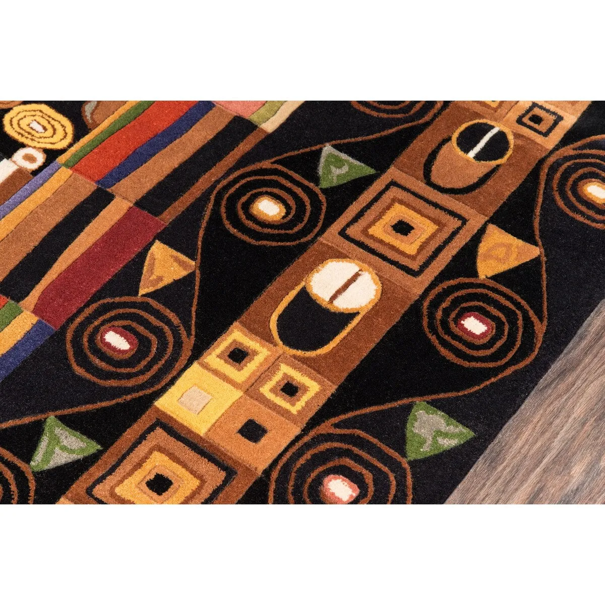 Momeni New Wave Hand Tufted New Zealand Wool Contemporary Abstract Area Rug