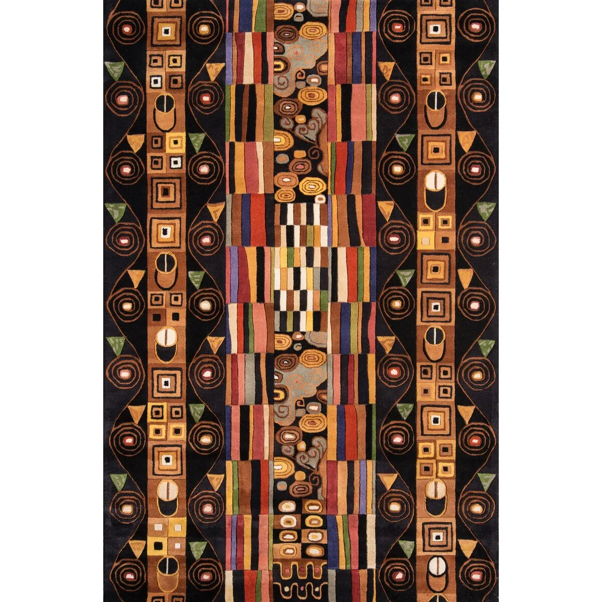 Momeni New Wave Hand Tufted New Zealand Wool Contemporary Abstract Area Rug