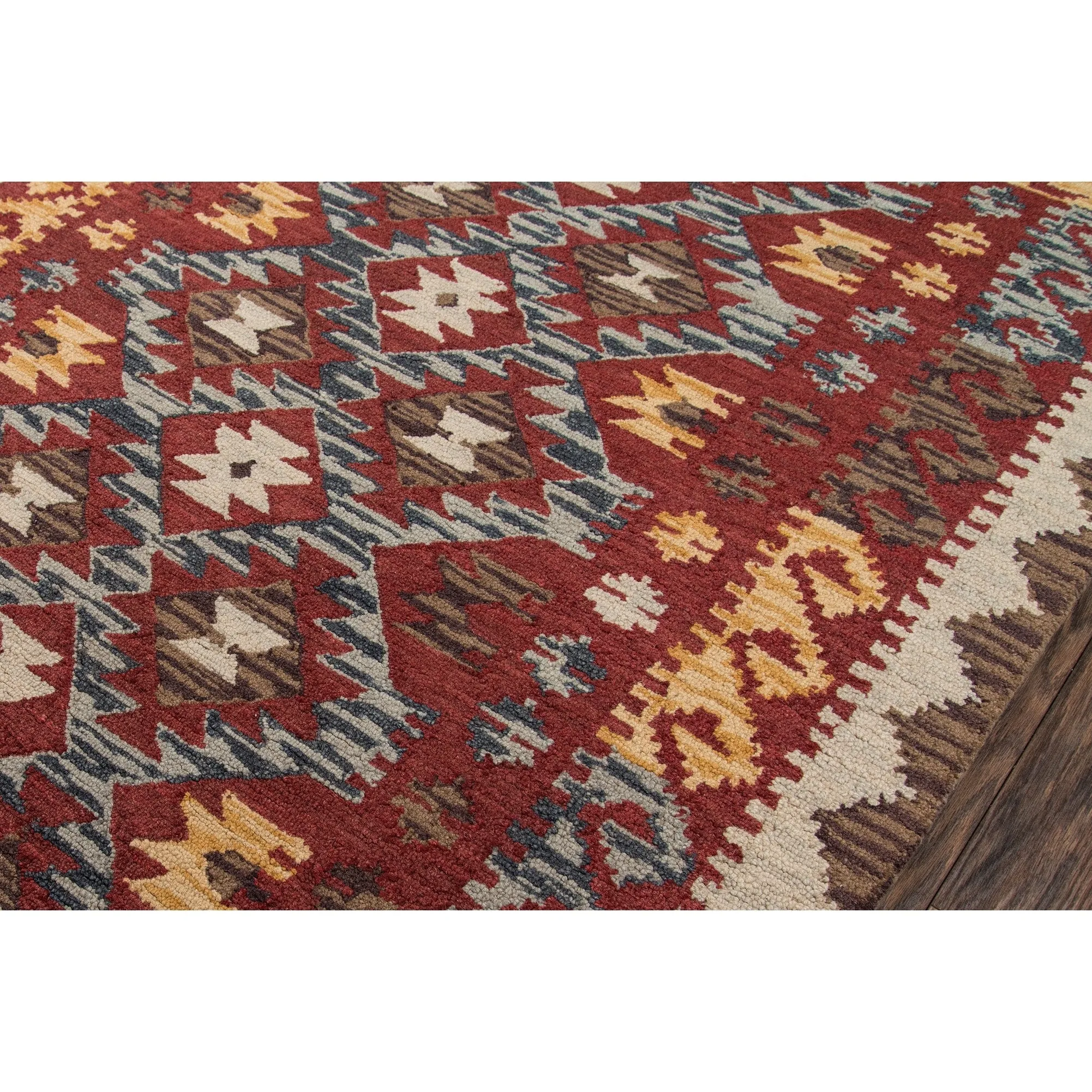 Momeni Tangier Hand Tufted Wool Geometric Area Rug