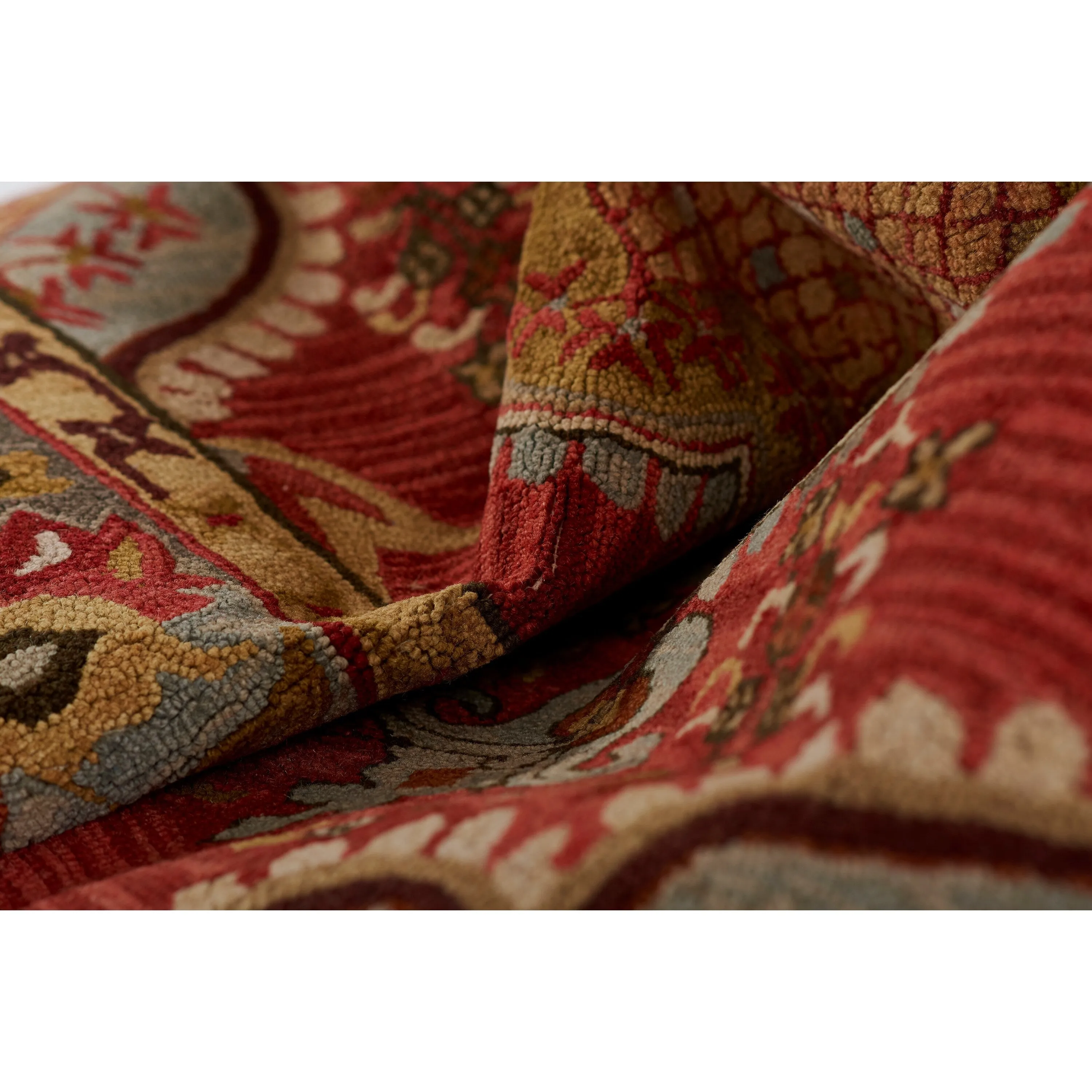 Momeni Tangier Hand Tufted Wool Medallion Area Rug