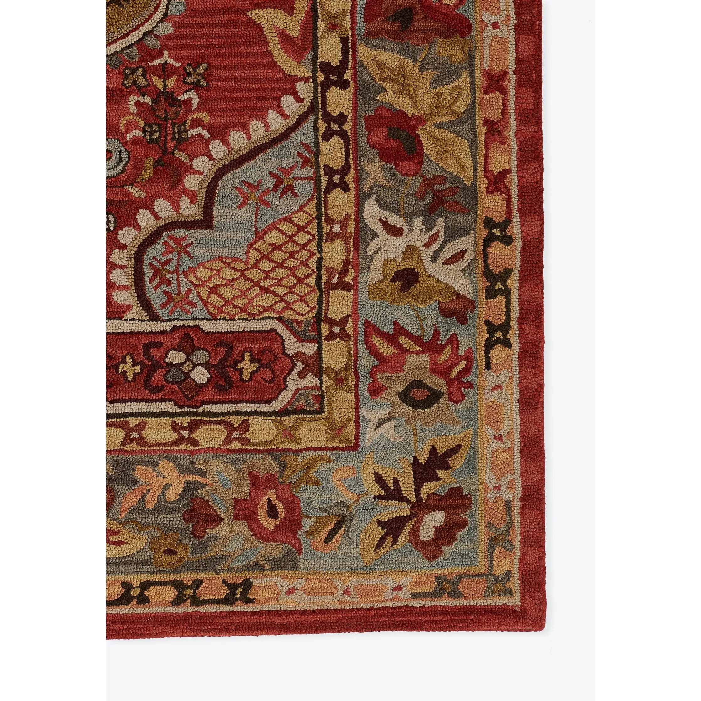 Momeni Tangier Hand Tufted Wool Medallion Area Rug