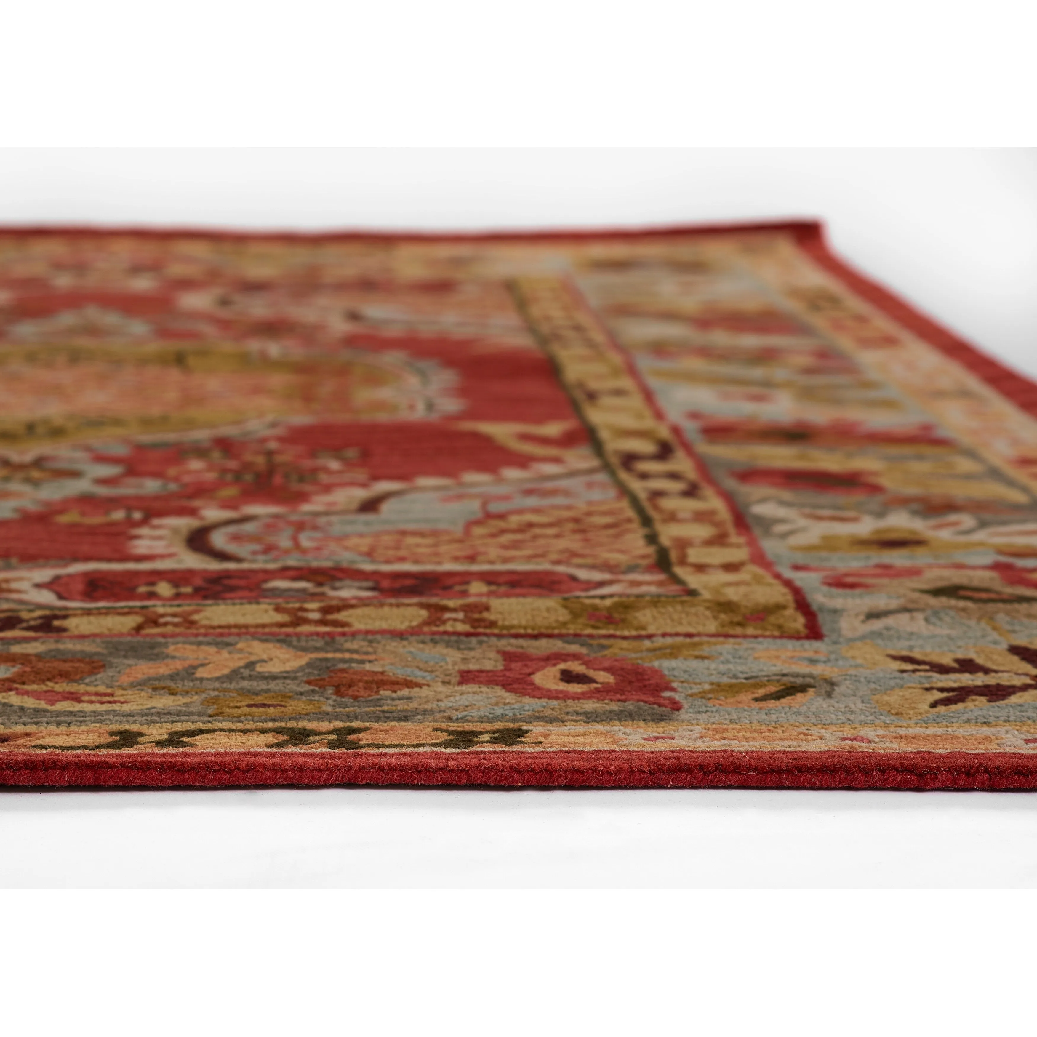 Momeni Tangier Hand Tufted Wool Medallion Area Rug