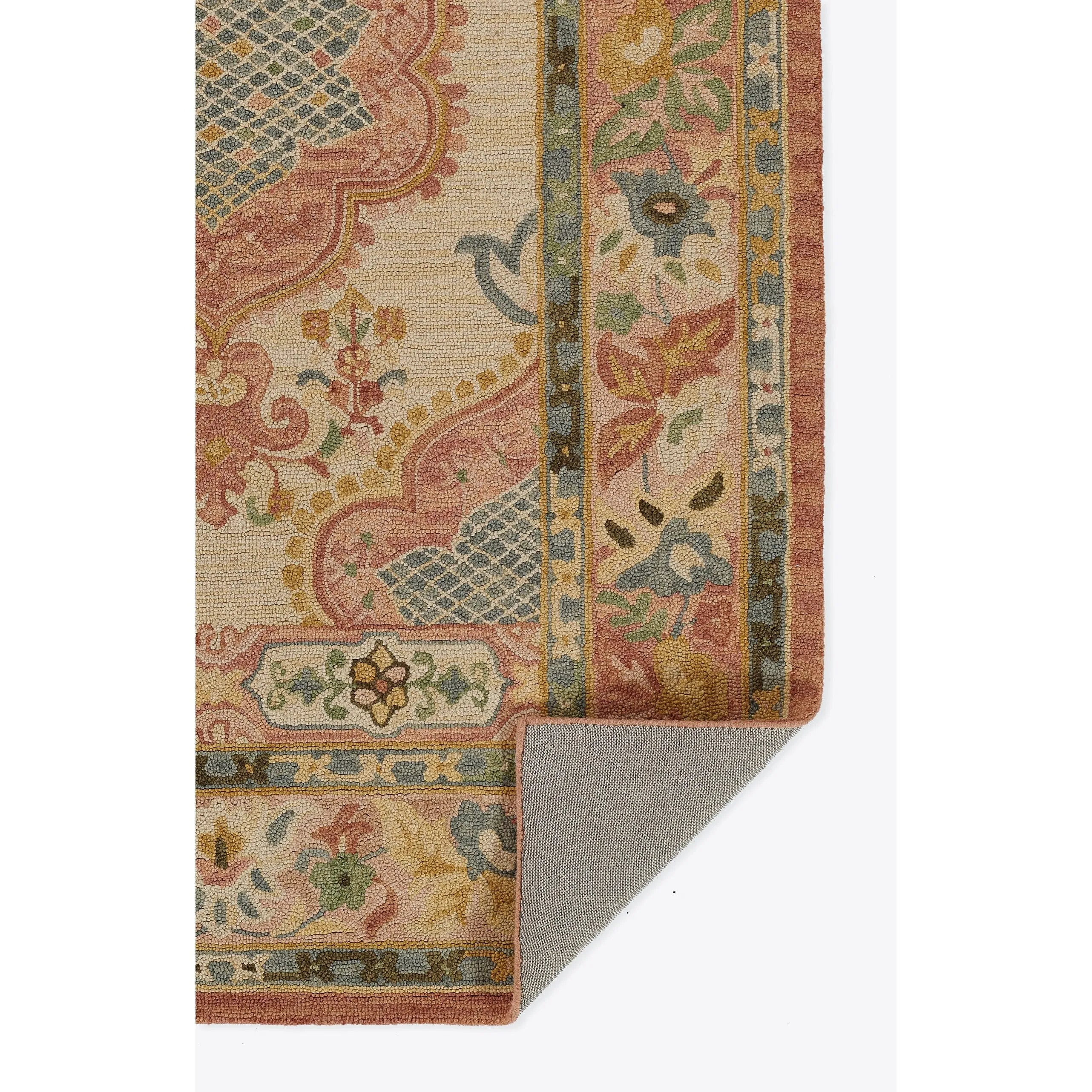 Momeni Tangier Hand Tufted Wool Medallion Area Rug