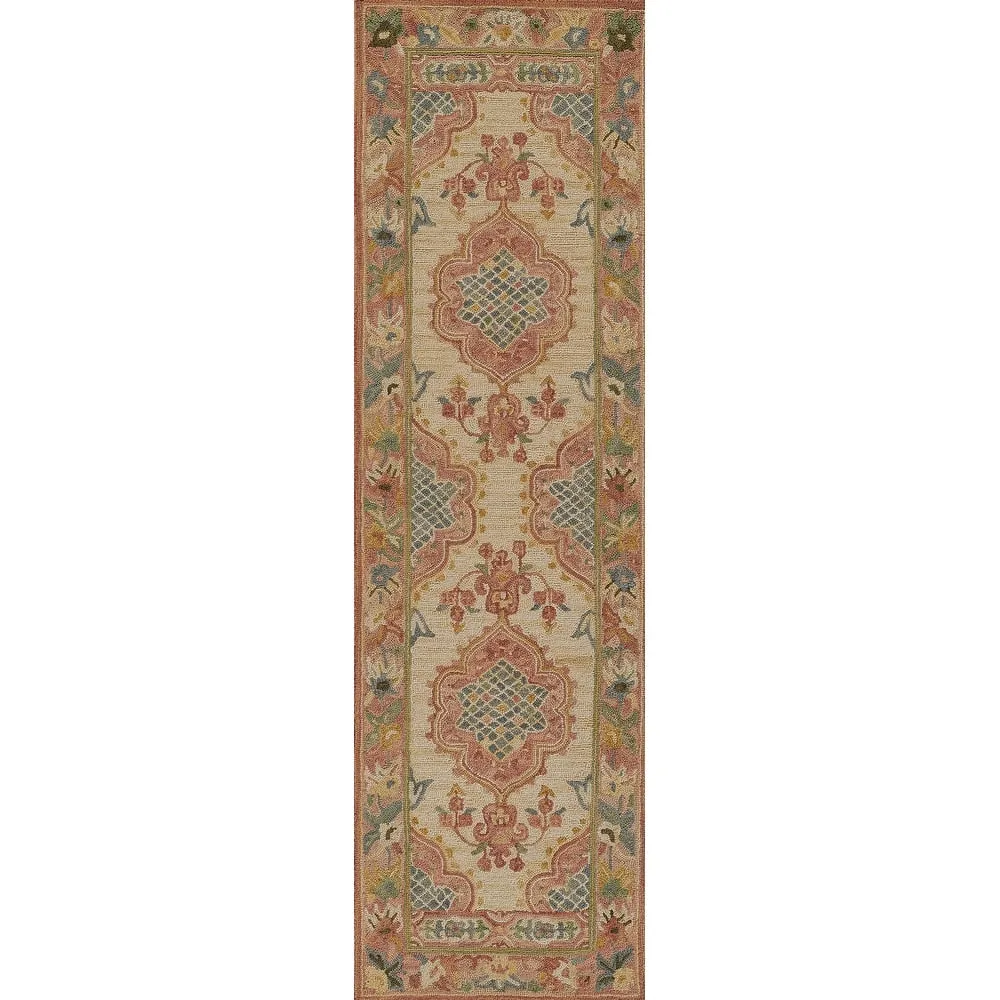 Momeni Tangier Hand Tufted Wool Medallion Area Rug