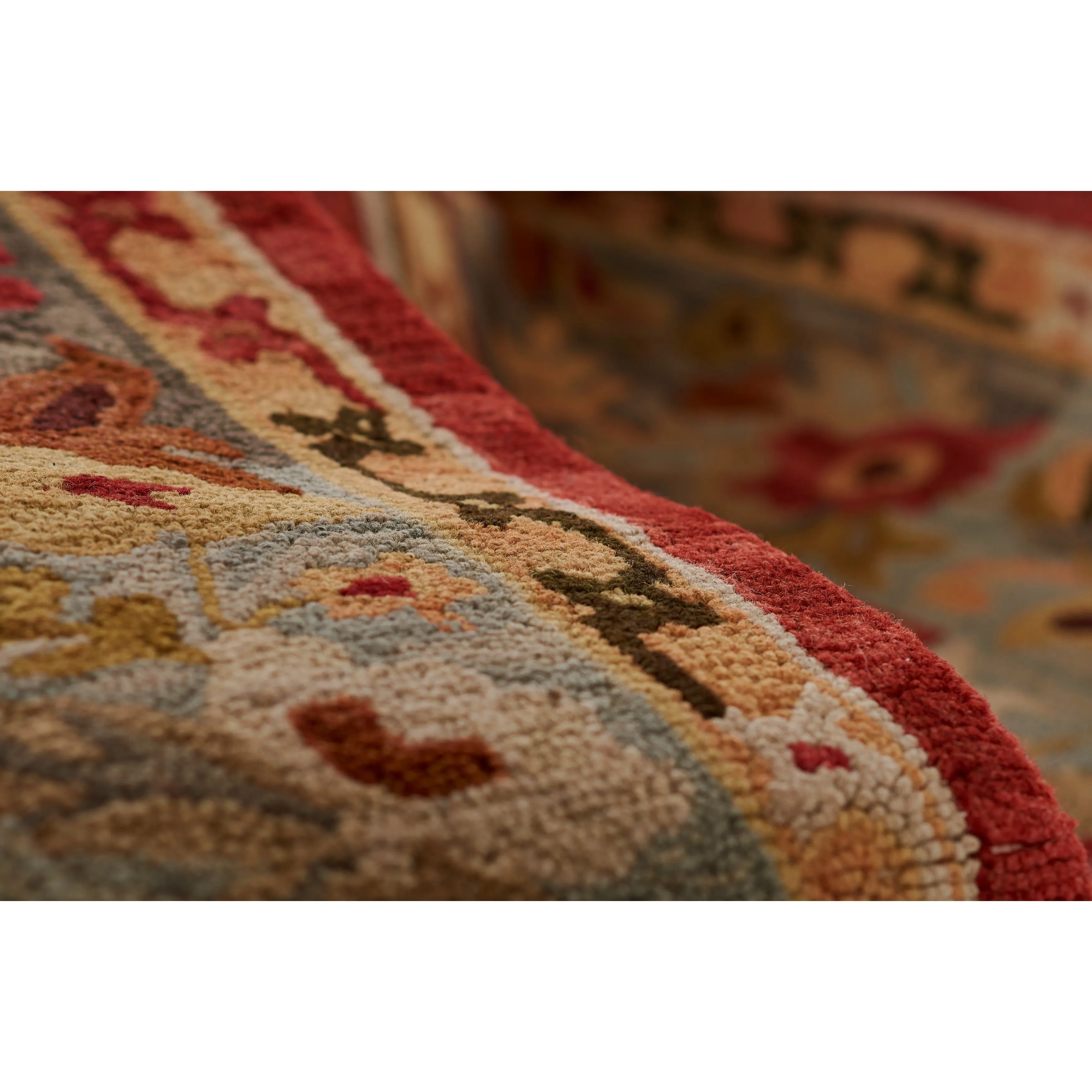Momeni Tangier Hand Tufted Wool Medallion Area Rug