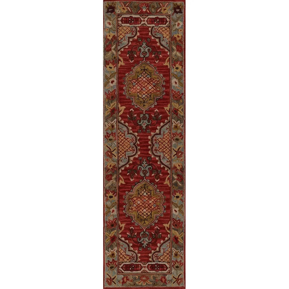 Momeni Tangier Hand Tufted Wool Medallion Area Rug