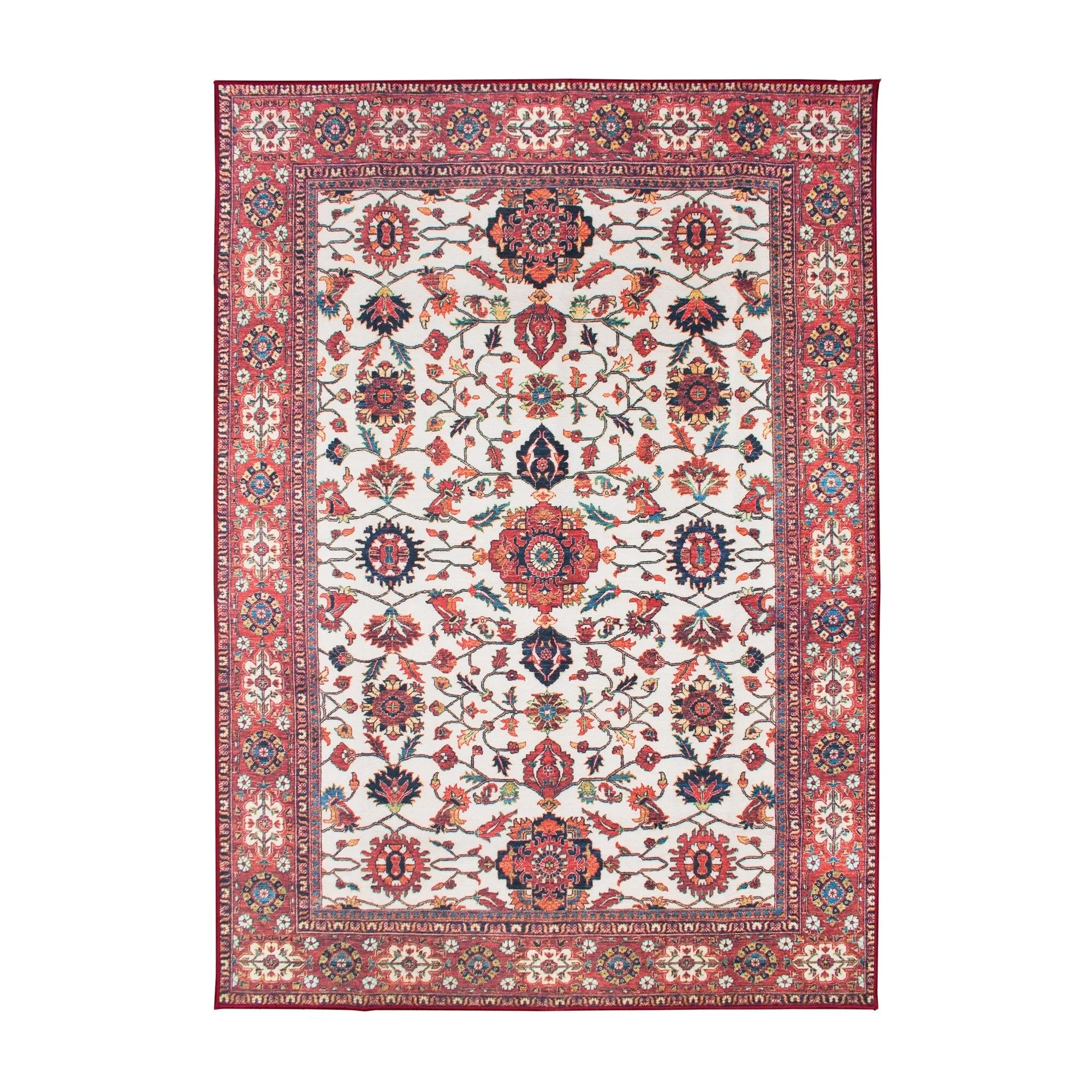 My Magic Carpet Machine Washable Rug Ramage Maroon