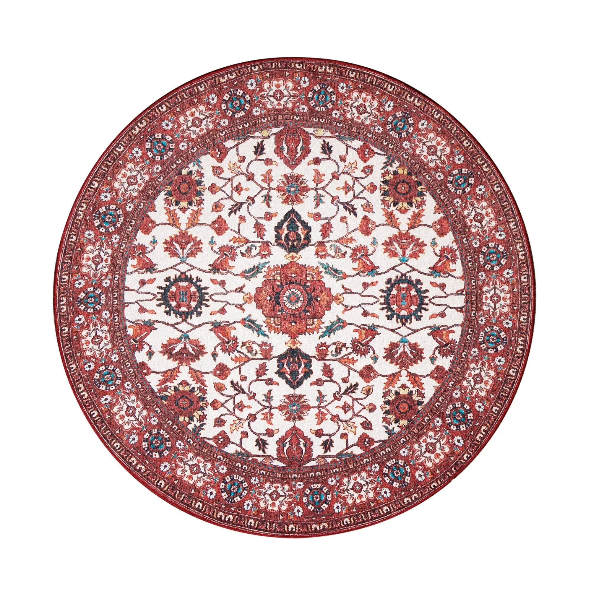 My Magic Carpet Machine Washable Rug Ramage Maroon