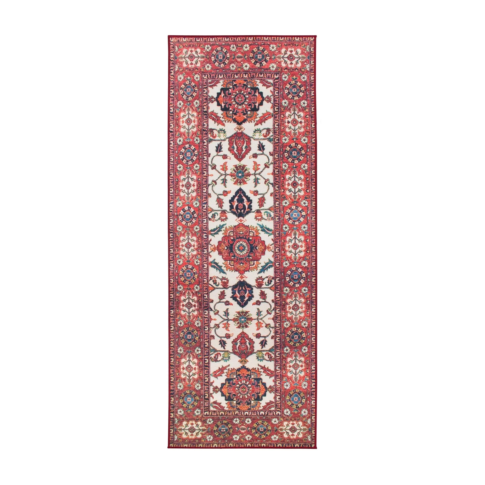 My Magic Carpet Machine Washable Rug Ramage Maroon