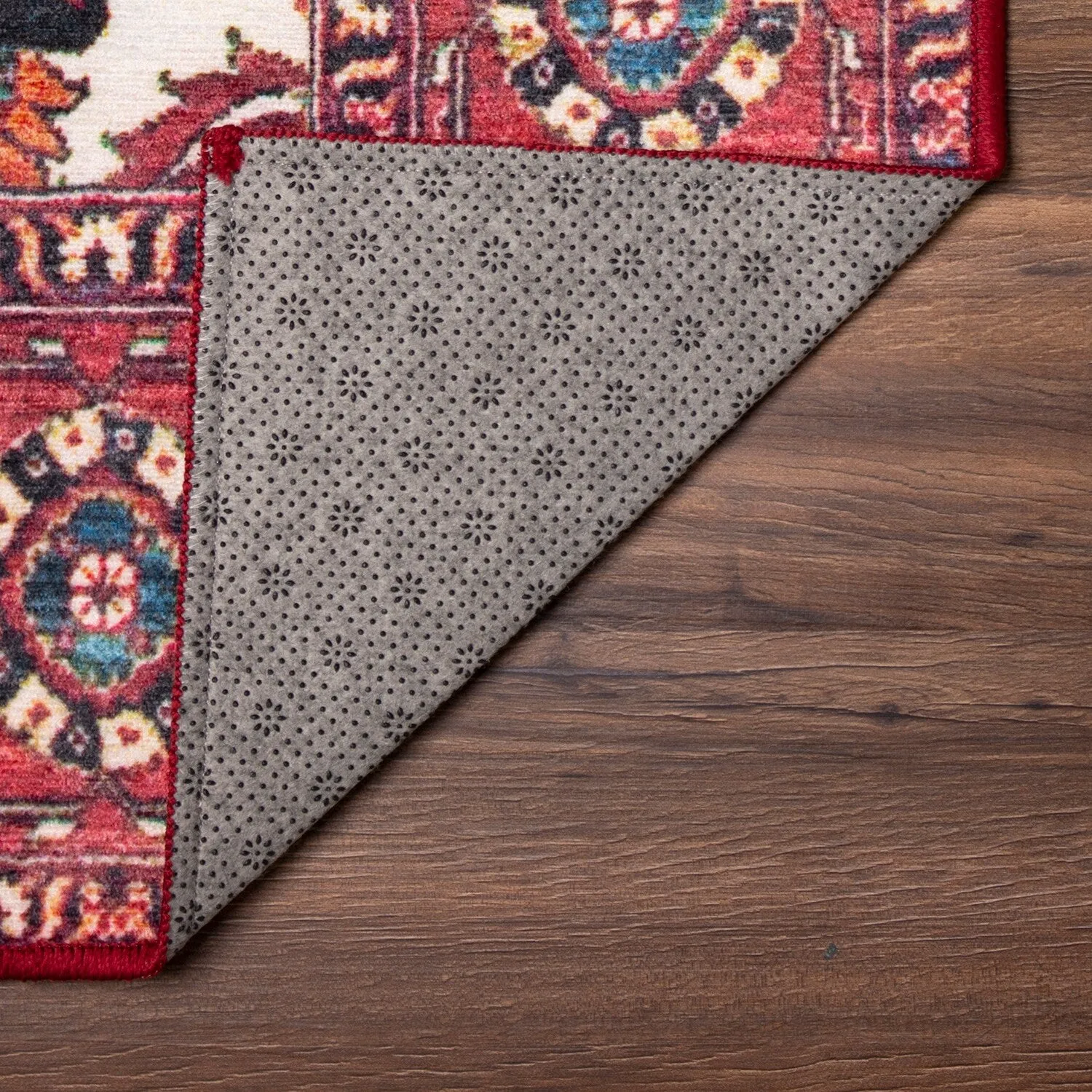 My Magic Carpet Machine Washable Rug Ramage Maroon