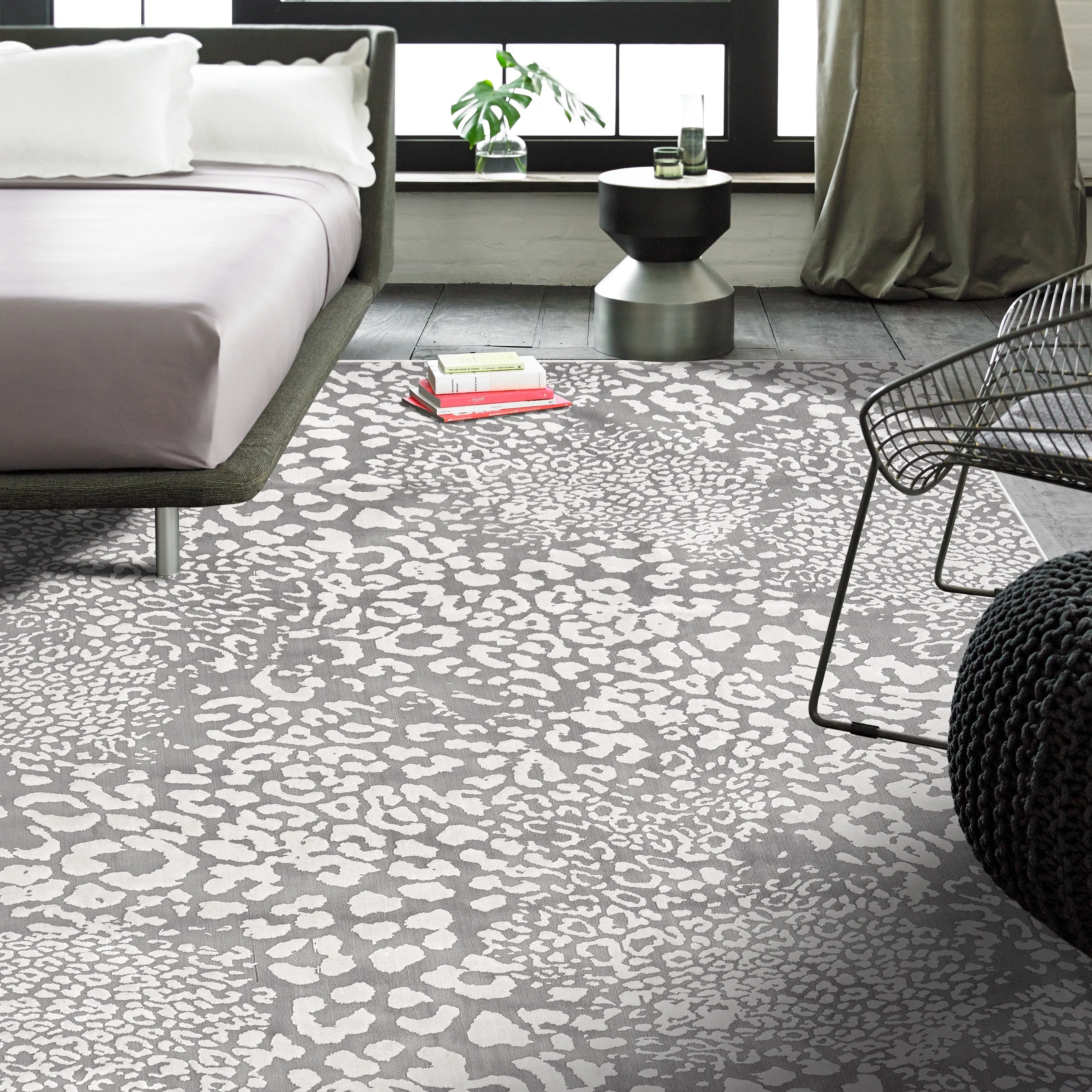 N Natori Serengeti Leopard Area Rug
