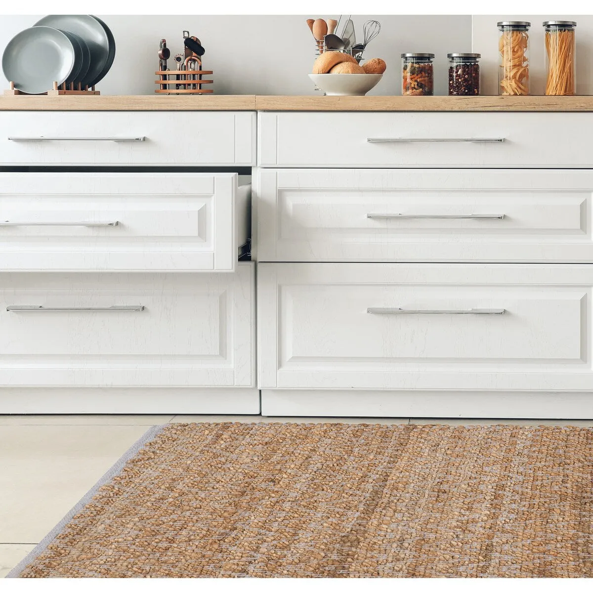Nautica Jute Handmade Modern Home Decor Accent Rug