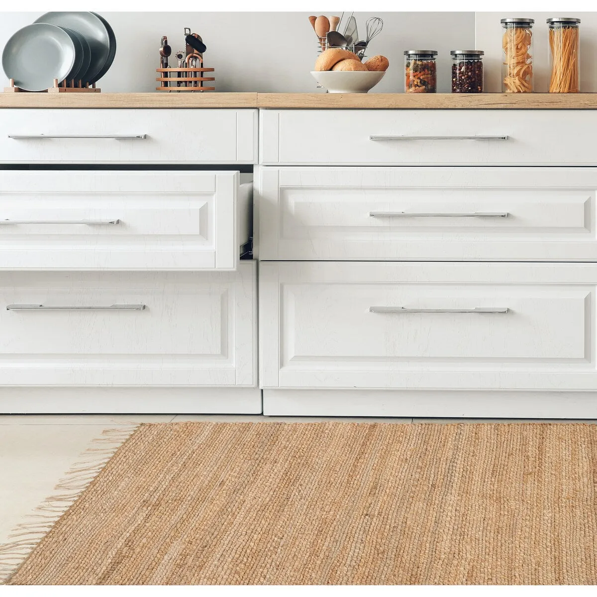 Nautica Jute Handmade Modern Home Decor Accent Rug