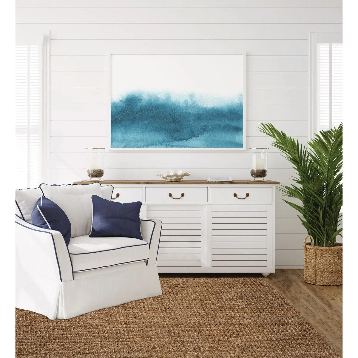 Nautica Jute Handmade Modern Home Decor Accent Rug