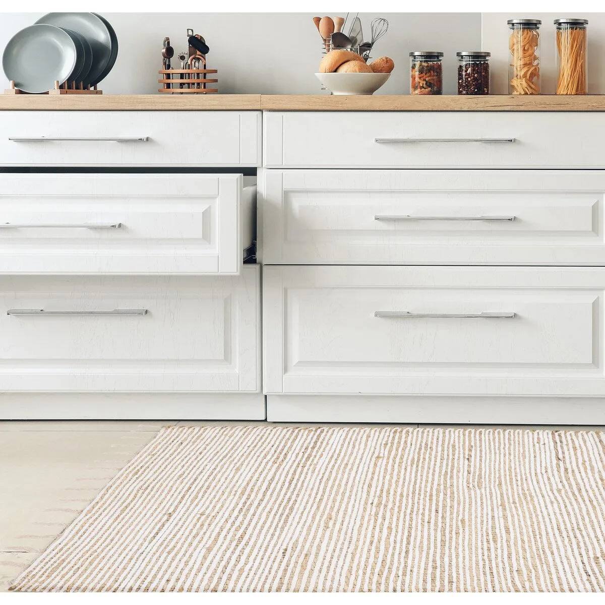 Nautica Jute Handmade Modern Home Decor Accent Rug