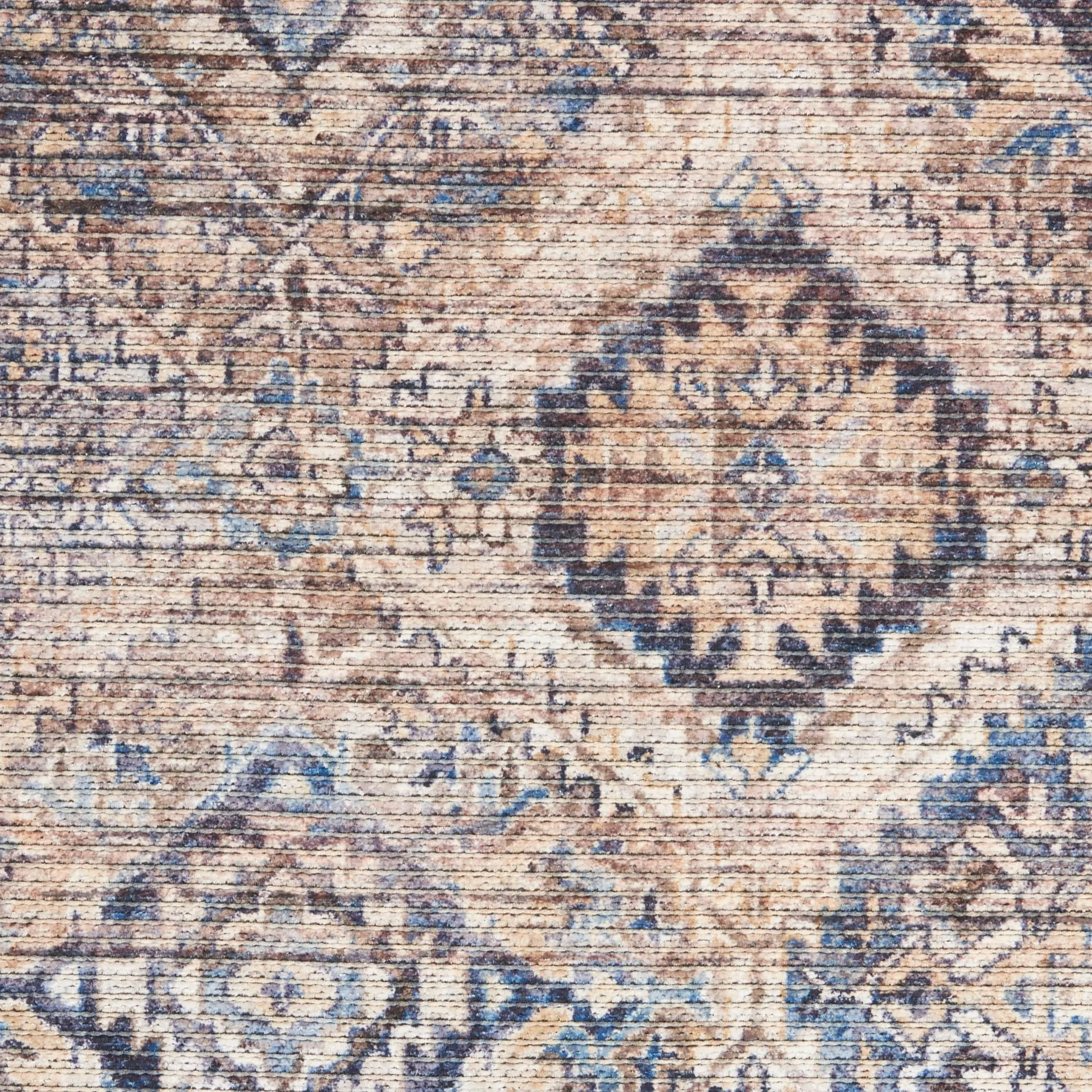 New Concept Washables Machine Washable Flatwoven Boho Medallion Area Rug