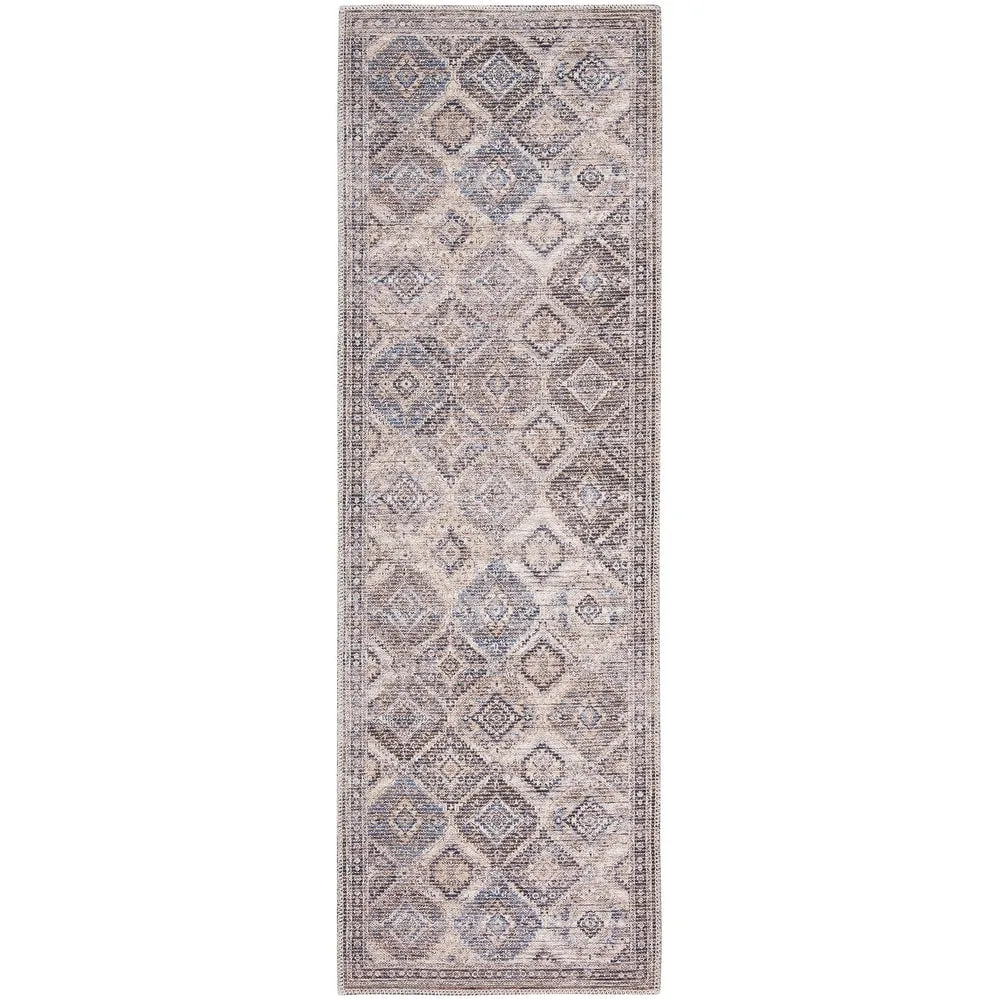 New Concept Washables Machine Washable Flatwoven Boho Medallion Area Rug