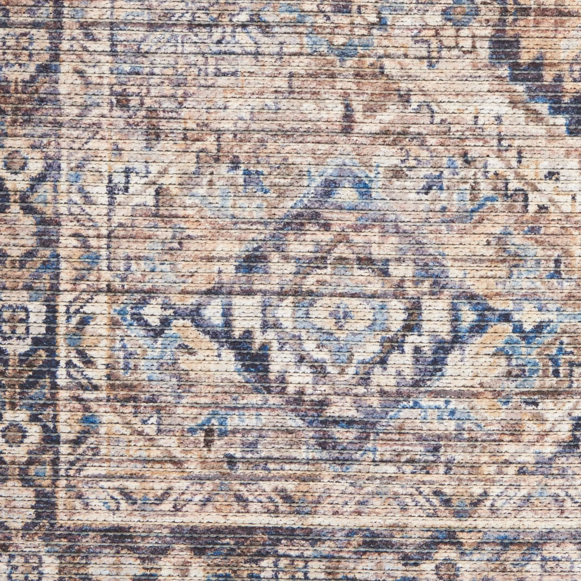 New Concept Washables Machine Washable Flatwoven Boho Medallion Area Rug