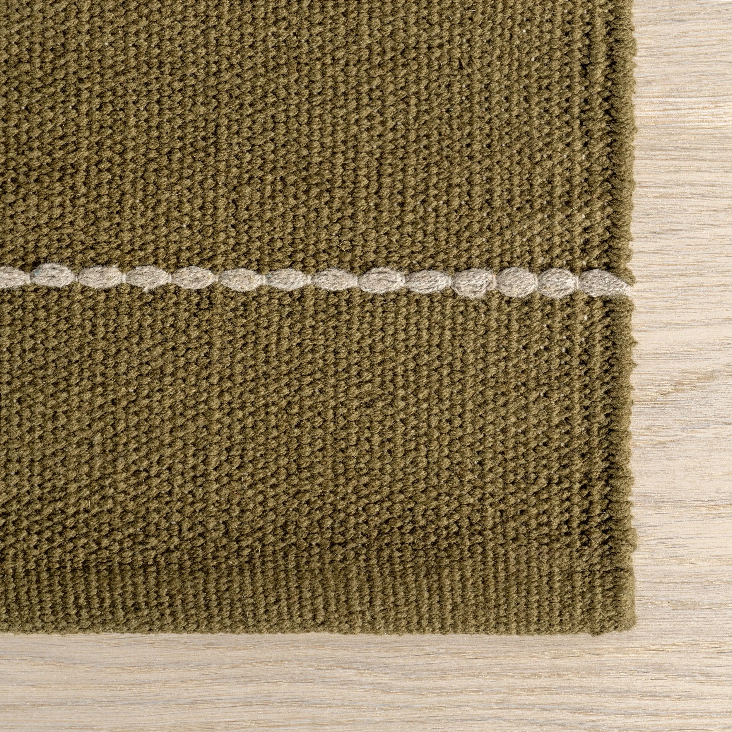 Nightwalk Striped Wool Area Rug