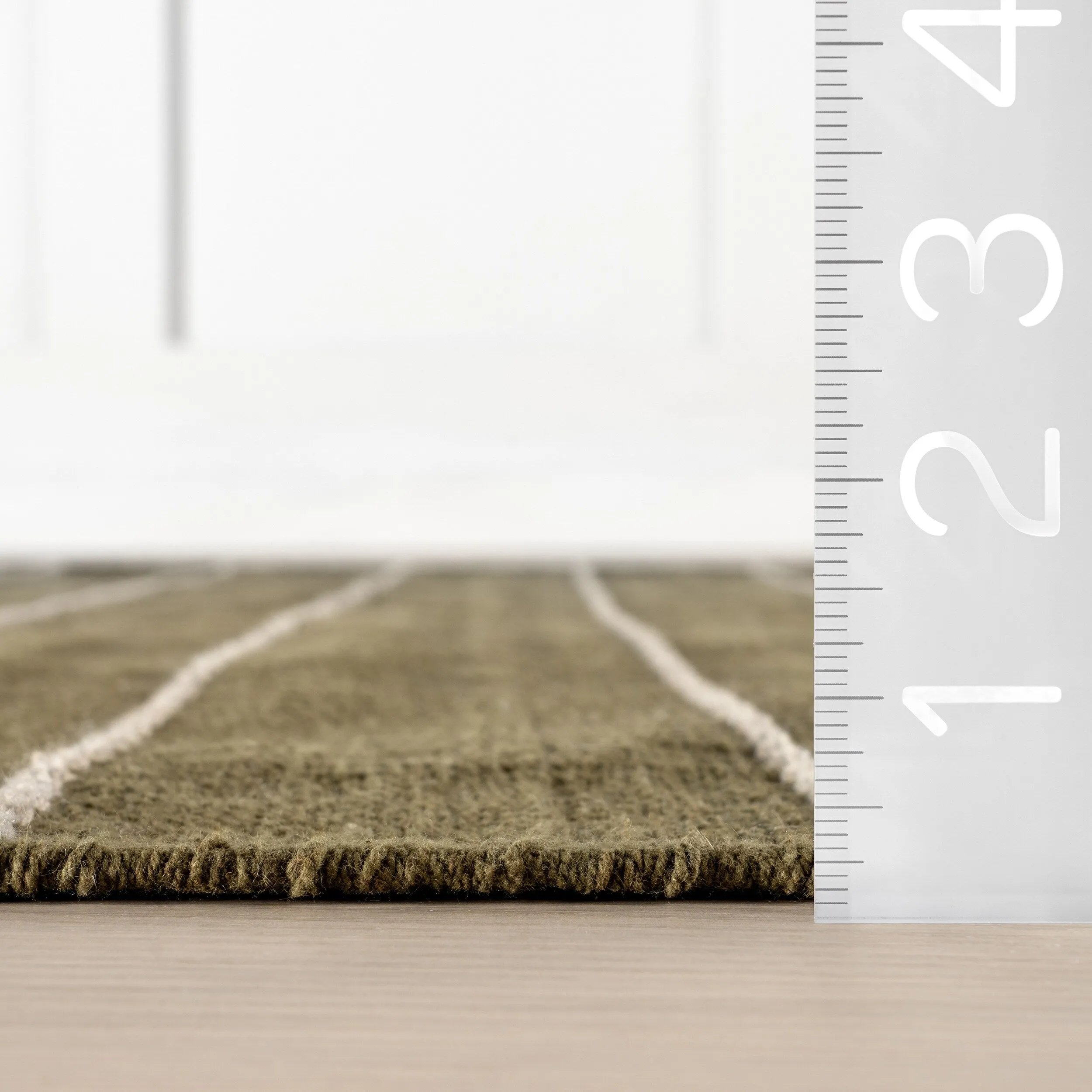 Nightwalk Striped Wool Area Rug
