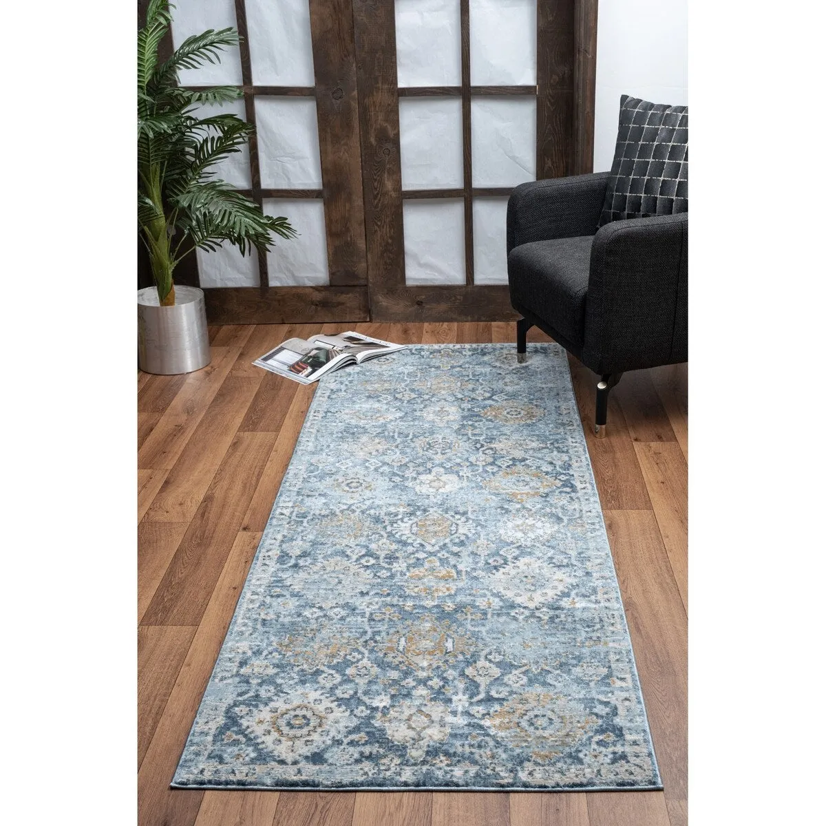 Noble GC_GEN7005 Blue Area Rug
