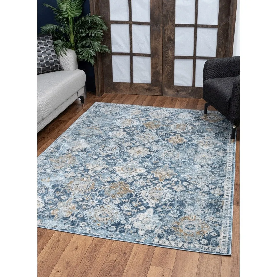 Noble GC_GEN7005 Blue Area Rug
