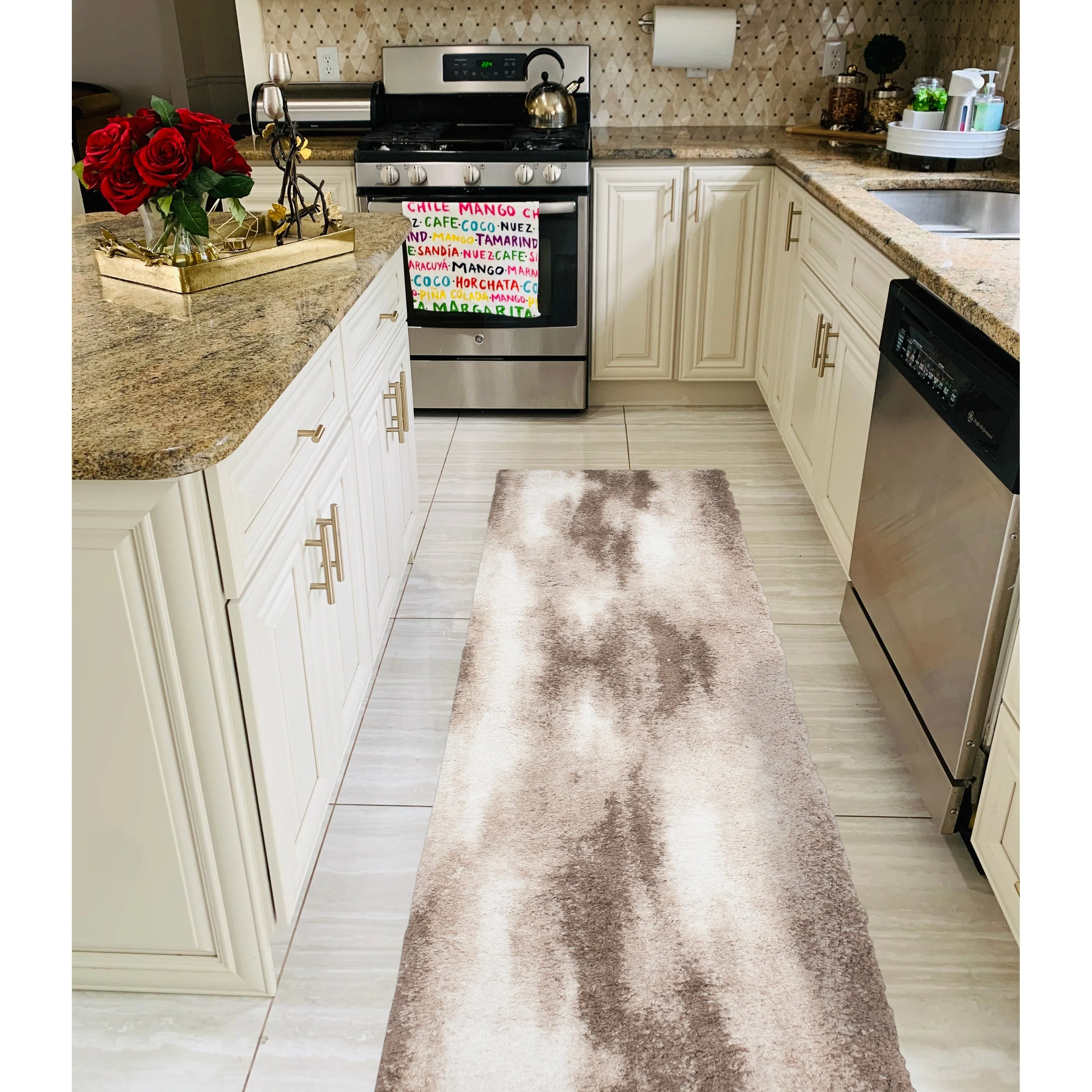 Noori Rug Lux Baxter Abstract 2-Inch Shag Rug