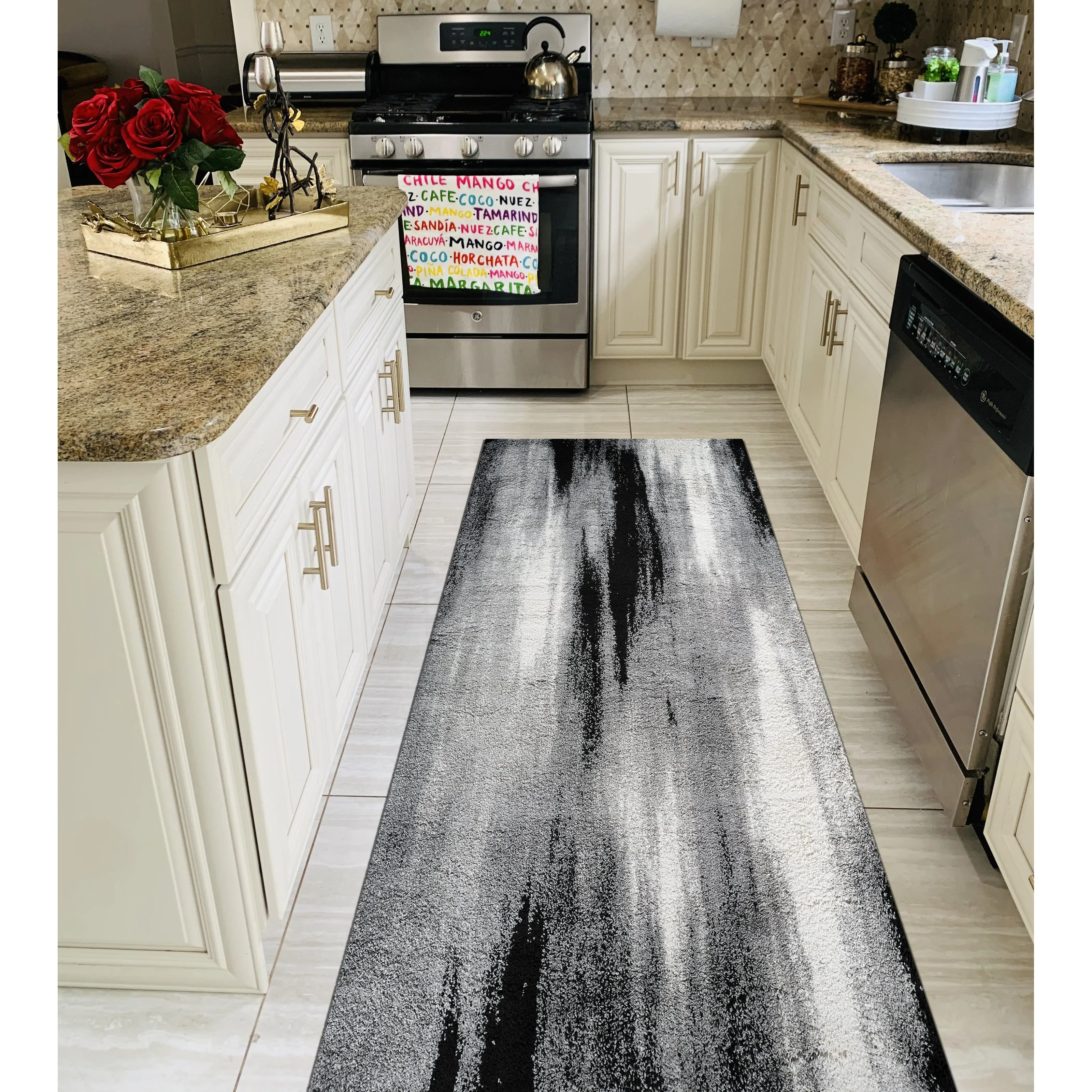 Noori Rug Lux Baxter Abstract 2-Inch Shag Rug