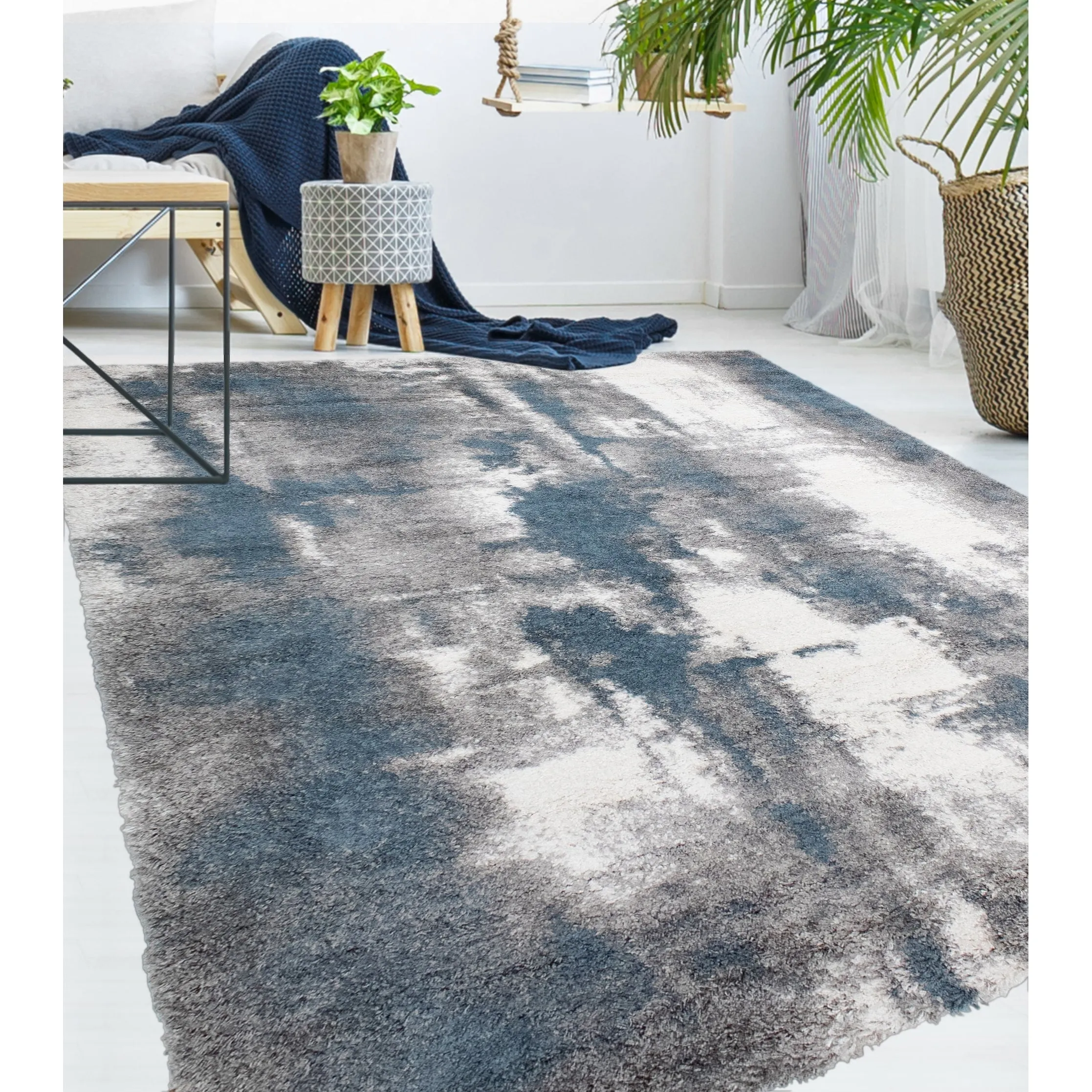 Noori Rug Lux Zara Abstract 2-Inch Shag Rug