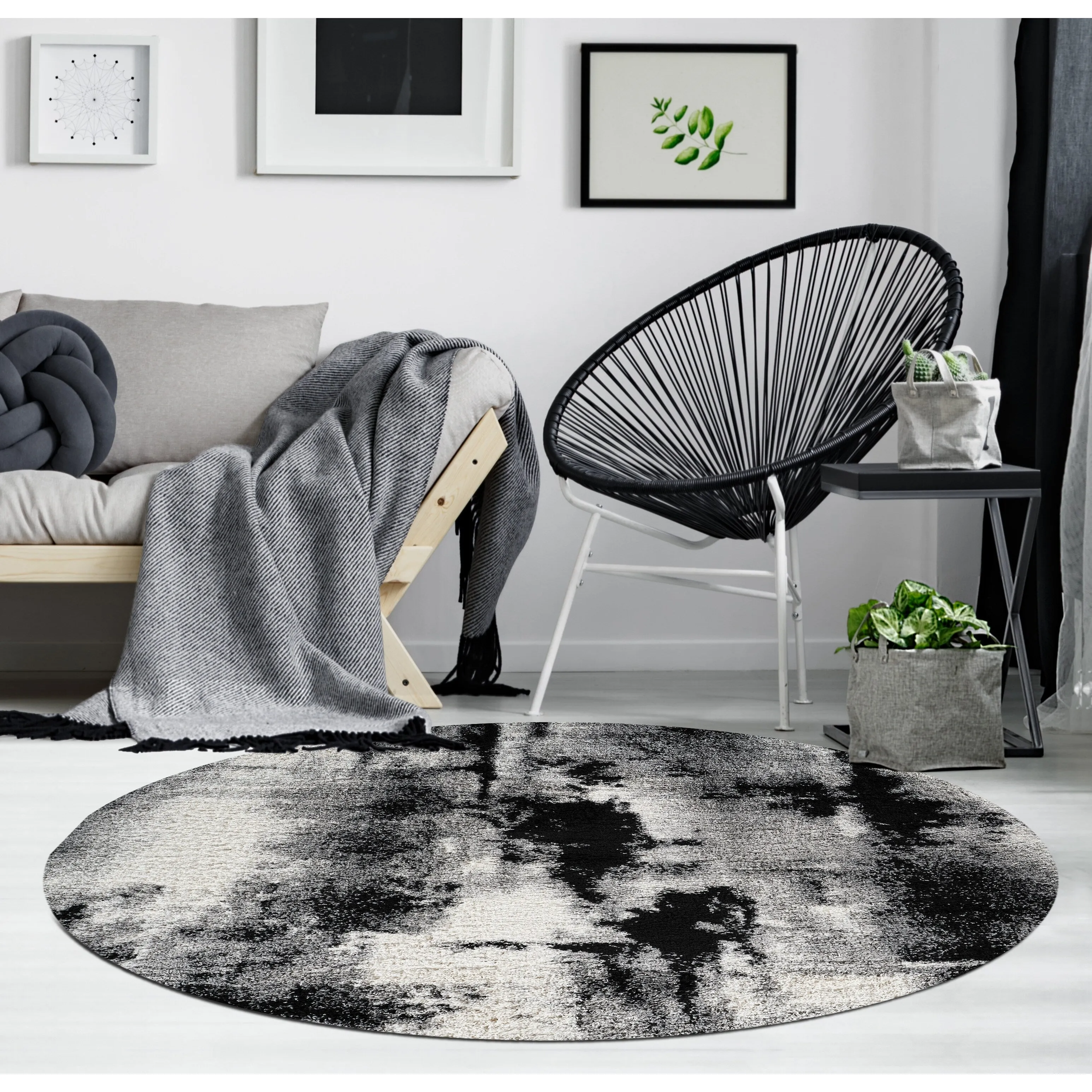 Noori Rug Lux Zara Abstract 2-Inch Shag Rug