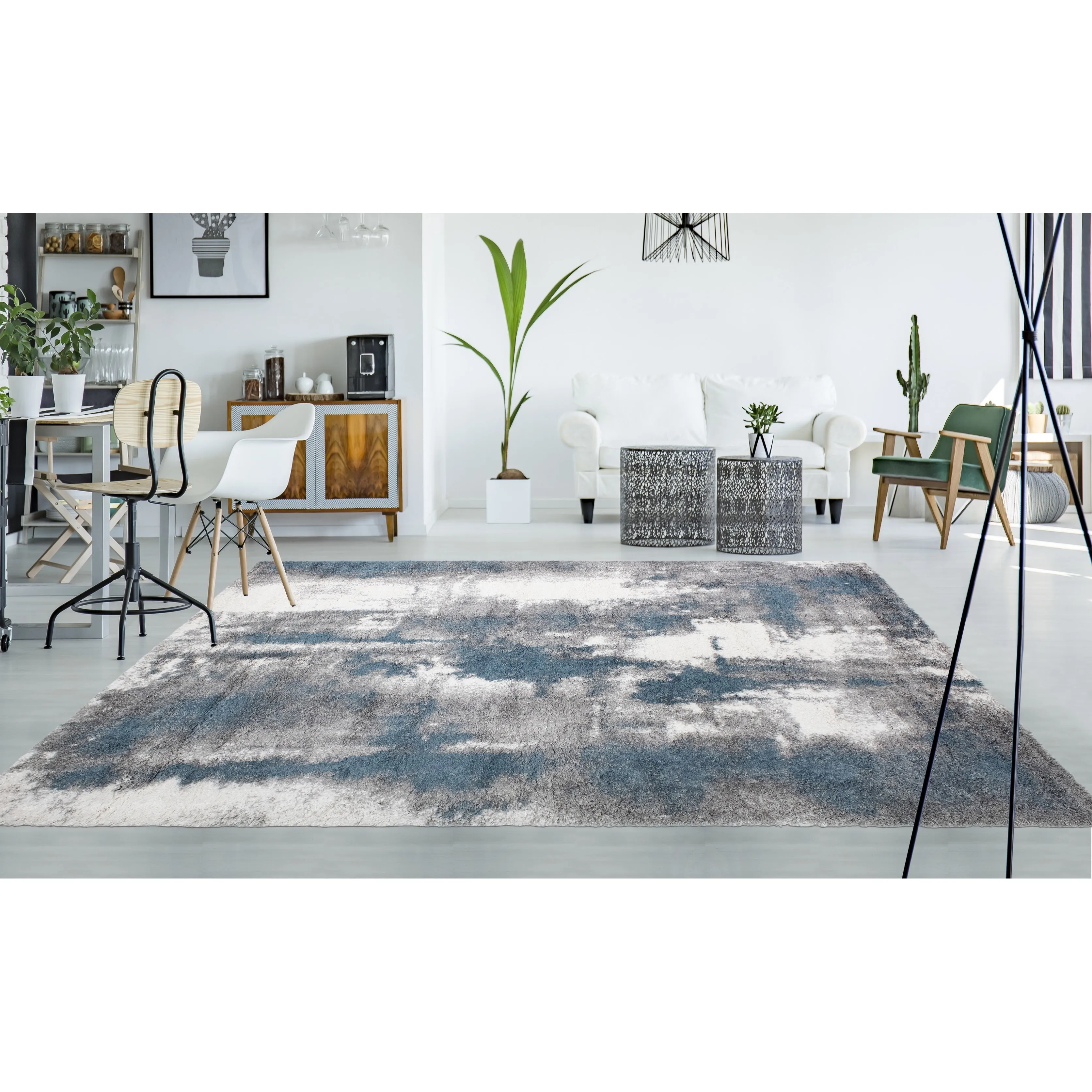 Noori Rug Lux Zara Abstract 2-Inch Shag Rug