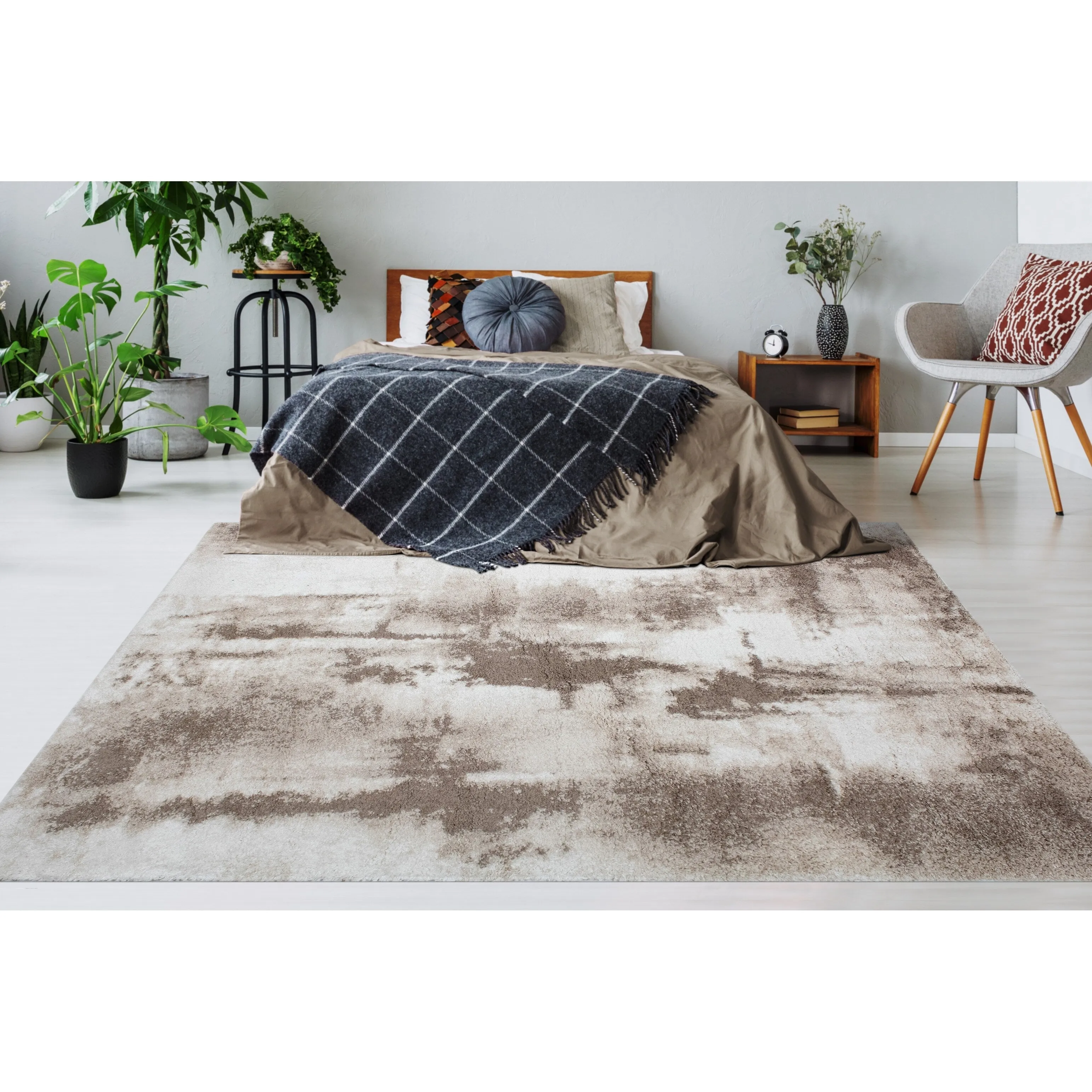 Noori Rug Lux Zara Abstract 2-Inch Shag Rug
