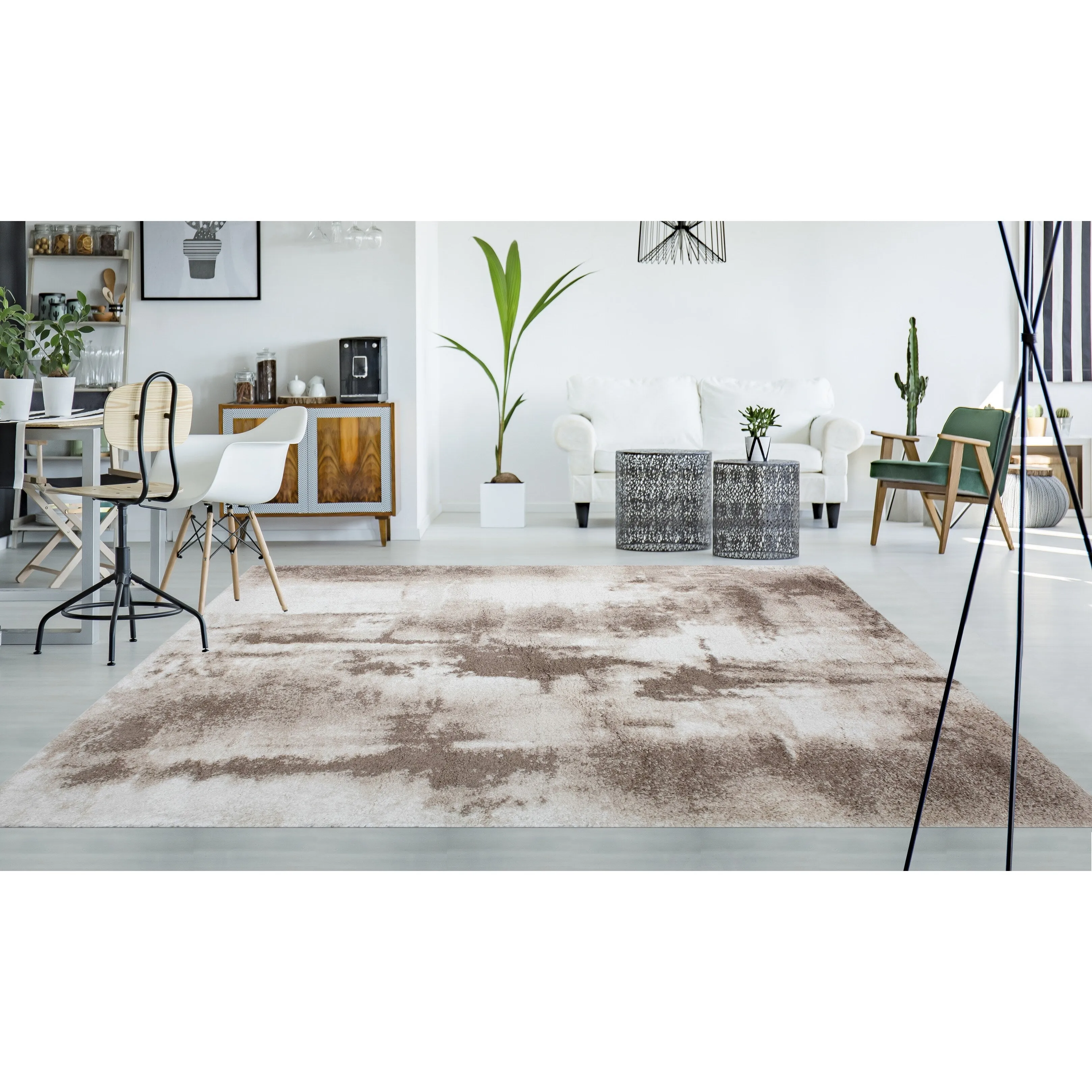 Noori Rug Lux Zara Abstract 2-Inch Shag Rug
