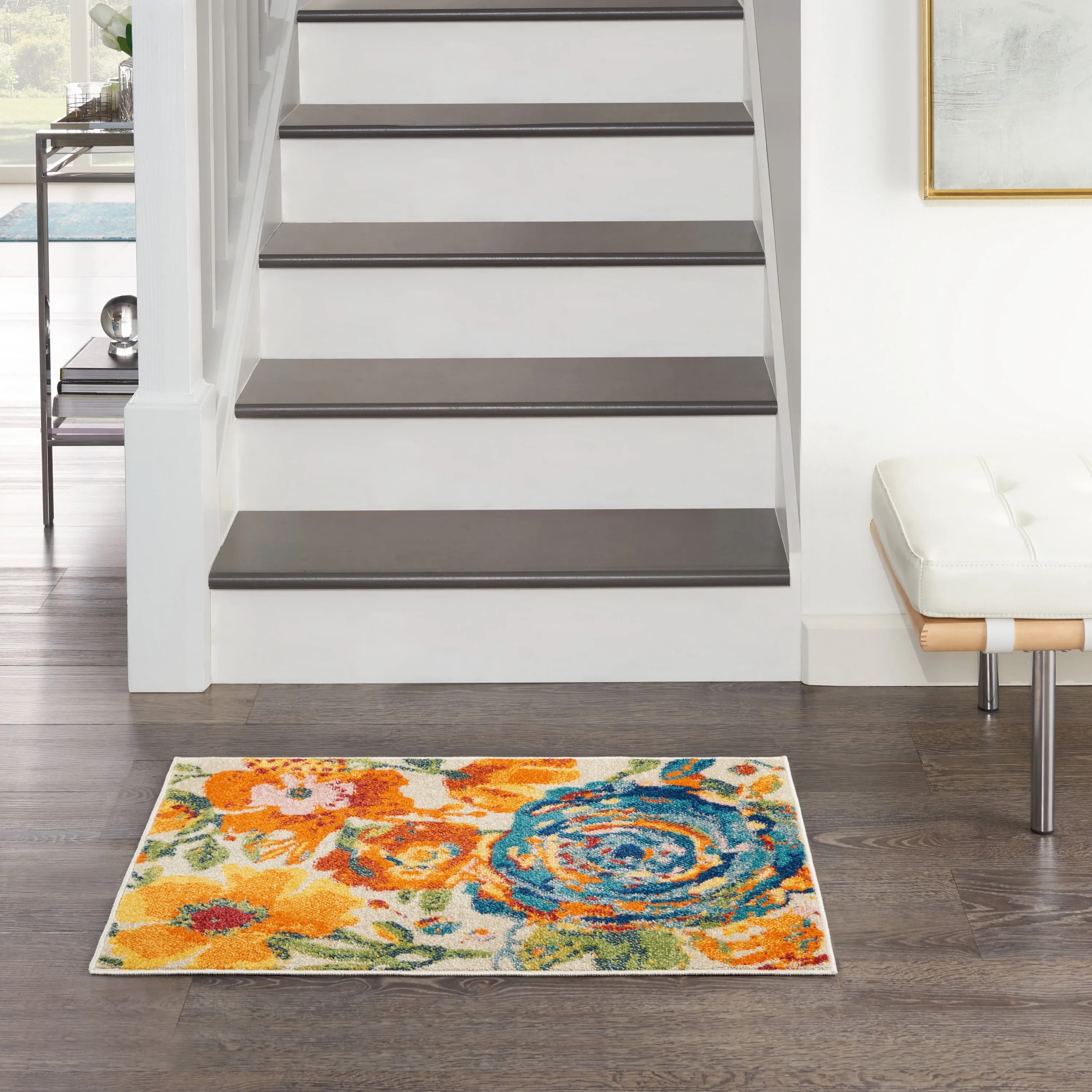 Nourison Allur Modern Abstract Floral Area Rug