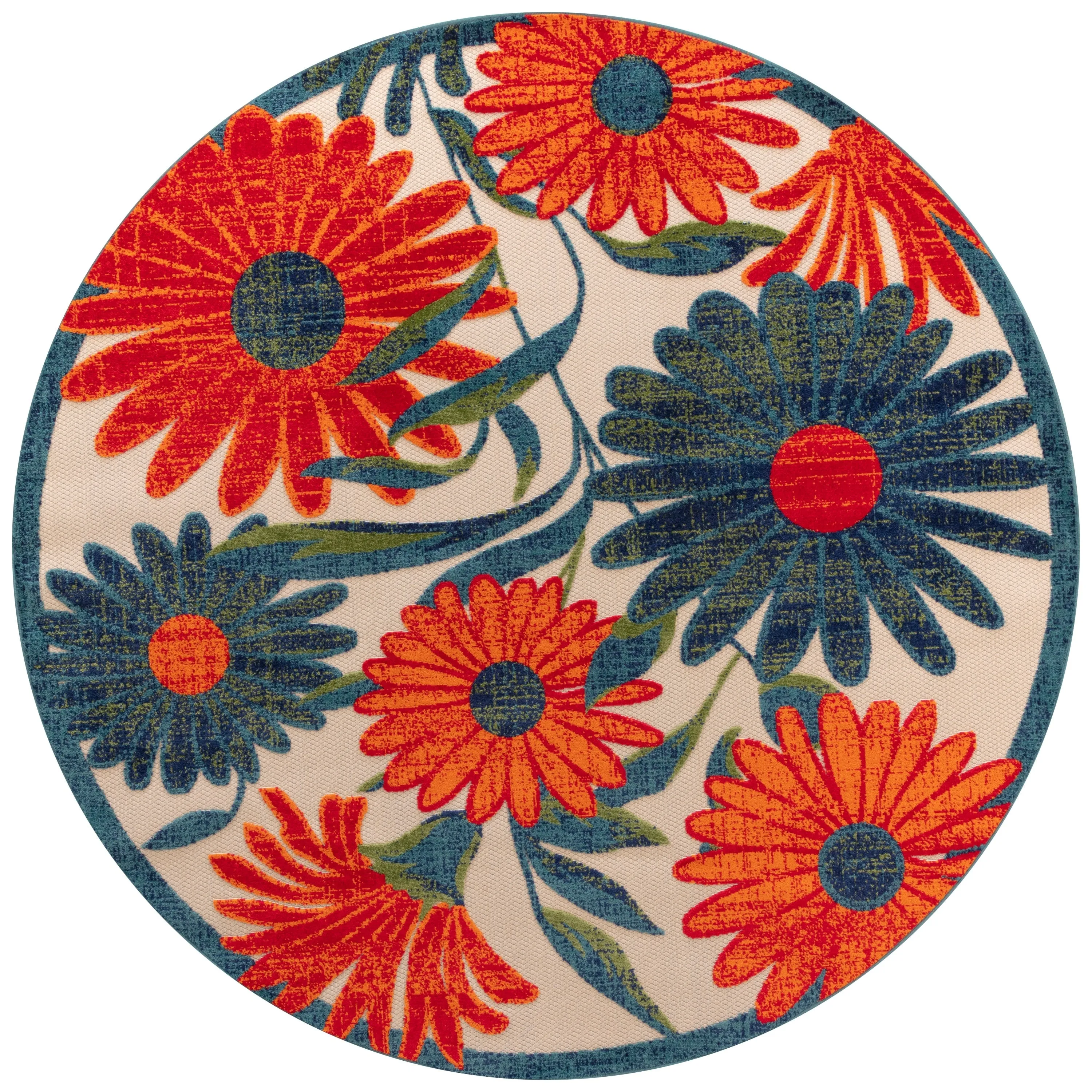 Nourison Aloha Indoor/Outdoor Floral Area Rug