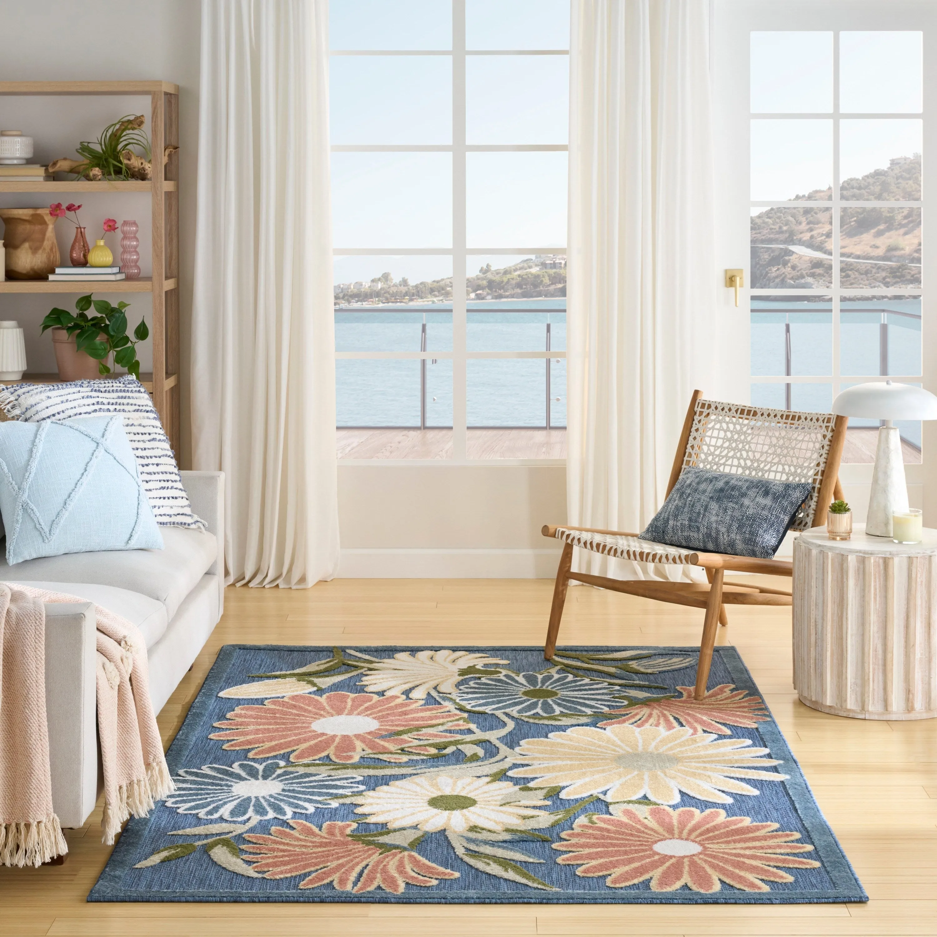 Nourison Aloha Indoor/Outdoor Floral Area Rug