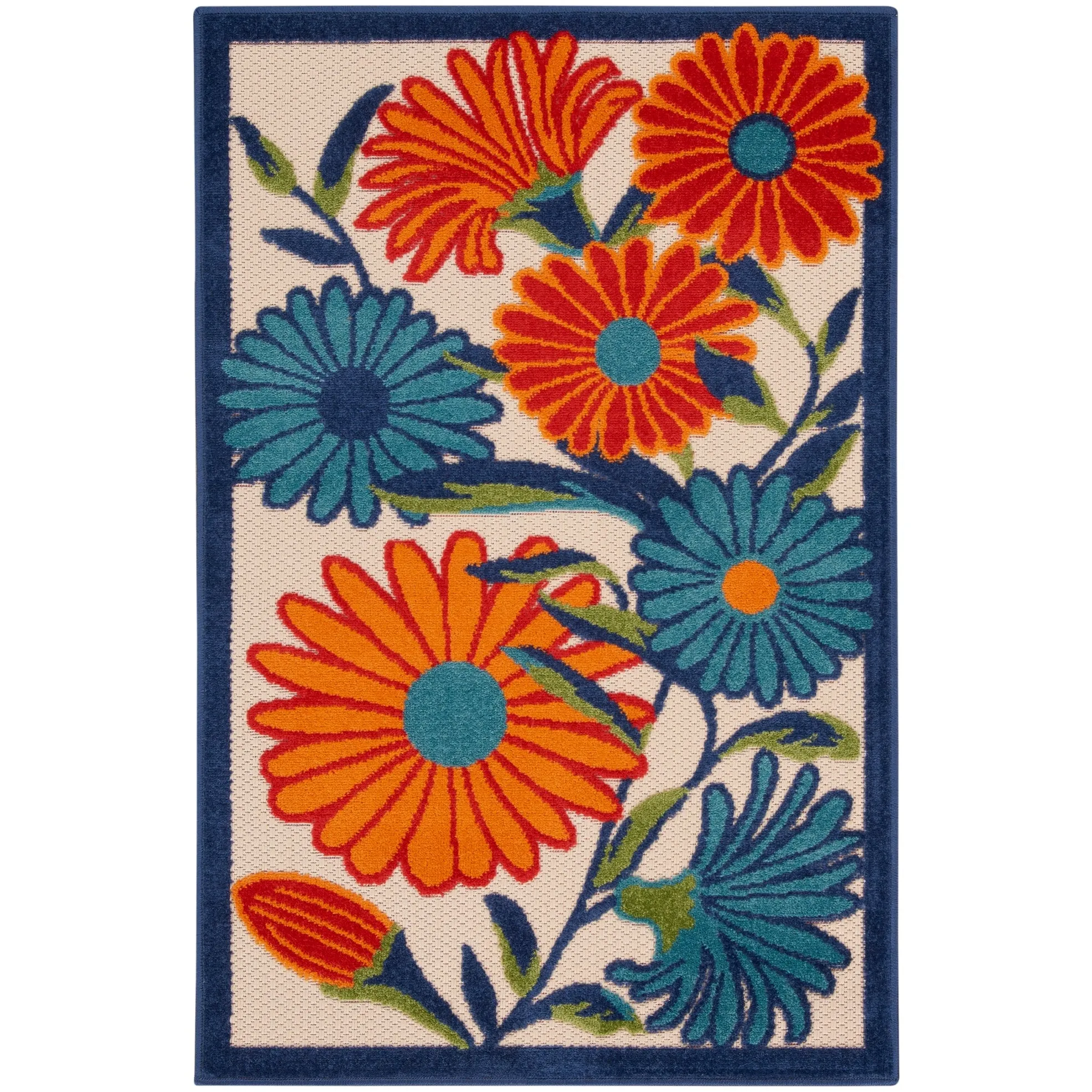 Nourison Aloha Indoor/Outdoor Floral Area Rug