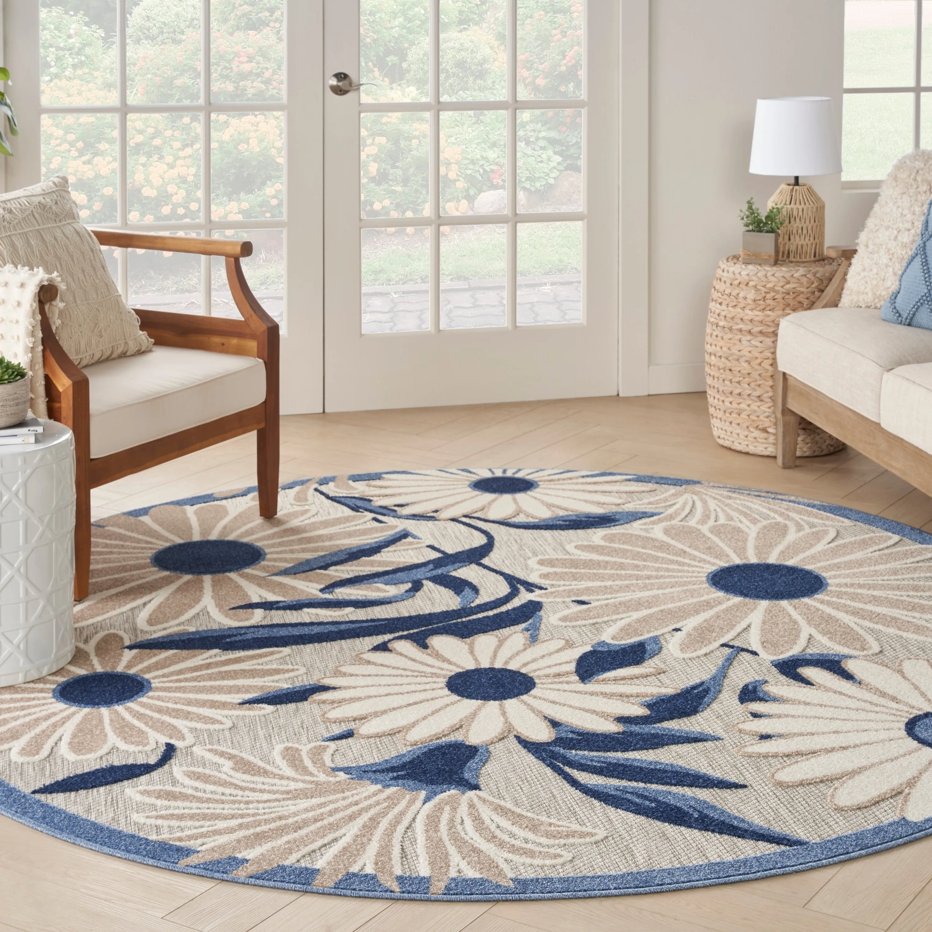 Nourison Aloha Indoor/Outdoor Floral Area Rug