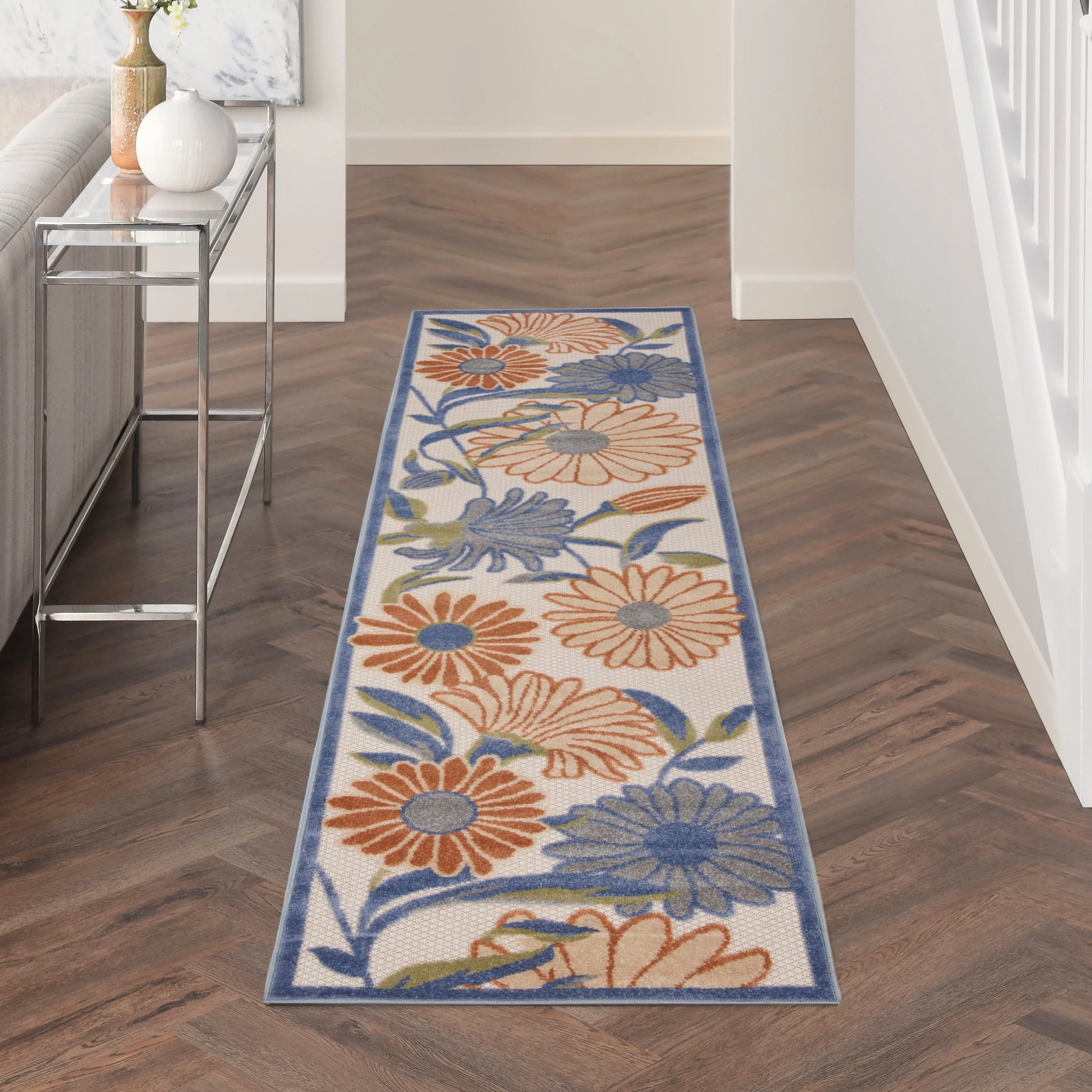 Nourison Aloha Indoor/Outdoor Floral Area Rug