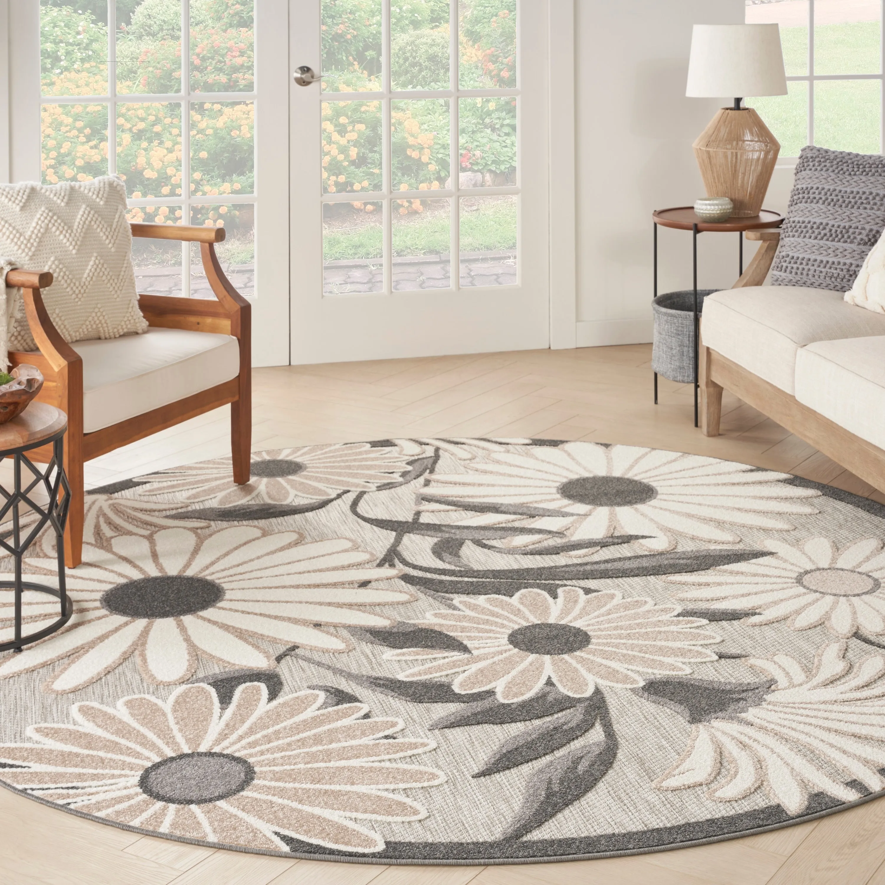Nourison Aloha Indoor/Outdoor Floral Area Rug
