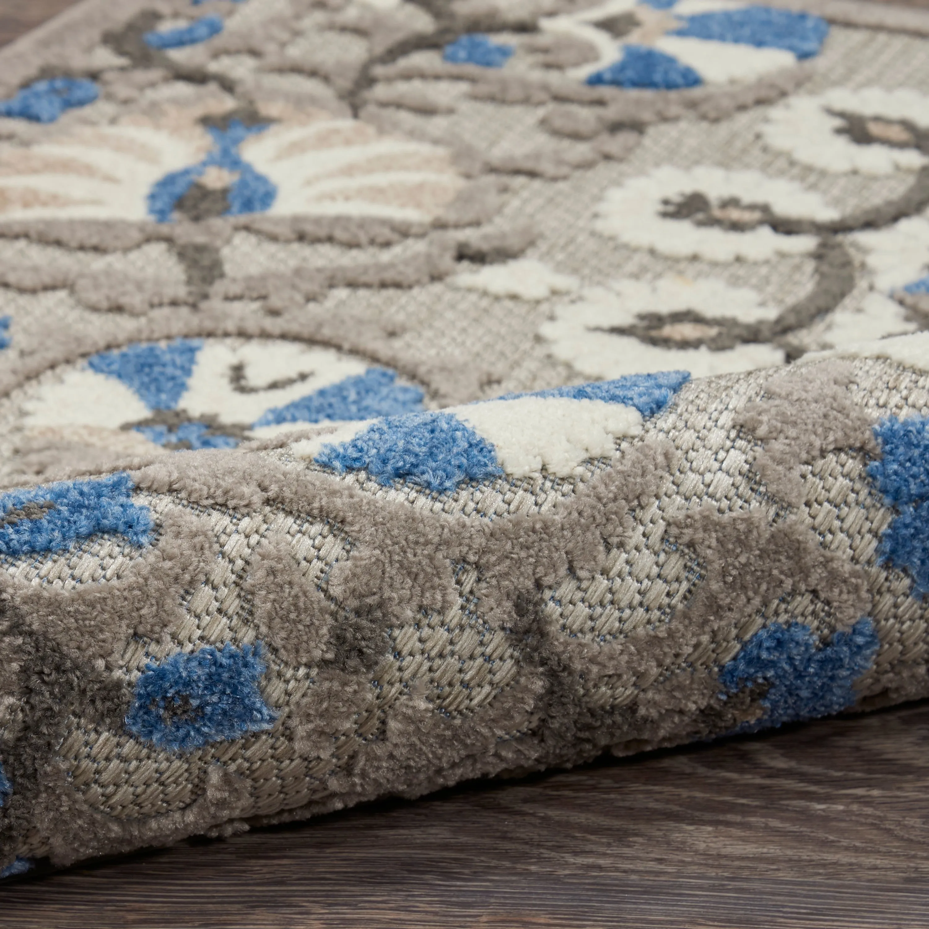 Nourison Aloha Modern Multicolor Floral Botanical Area Rug