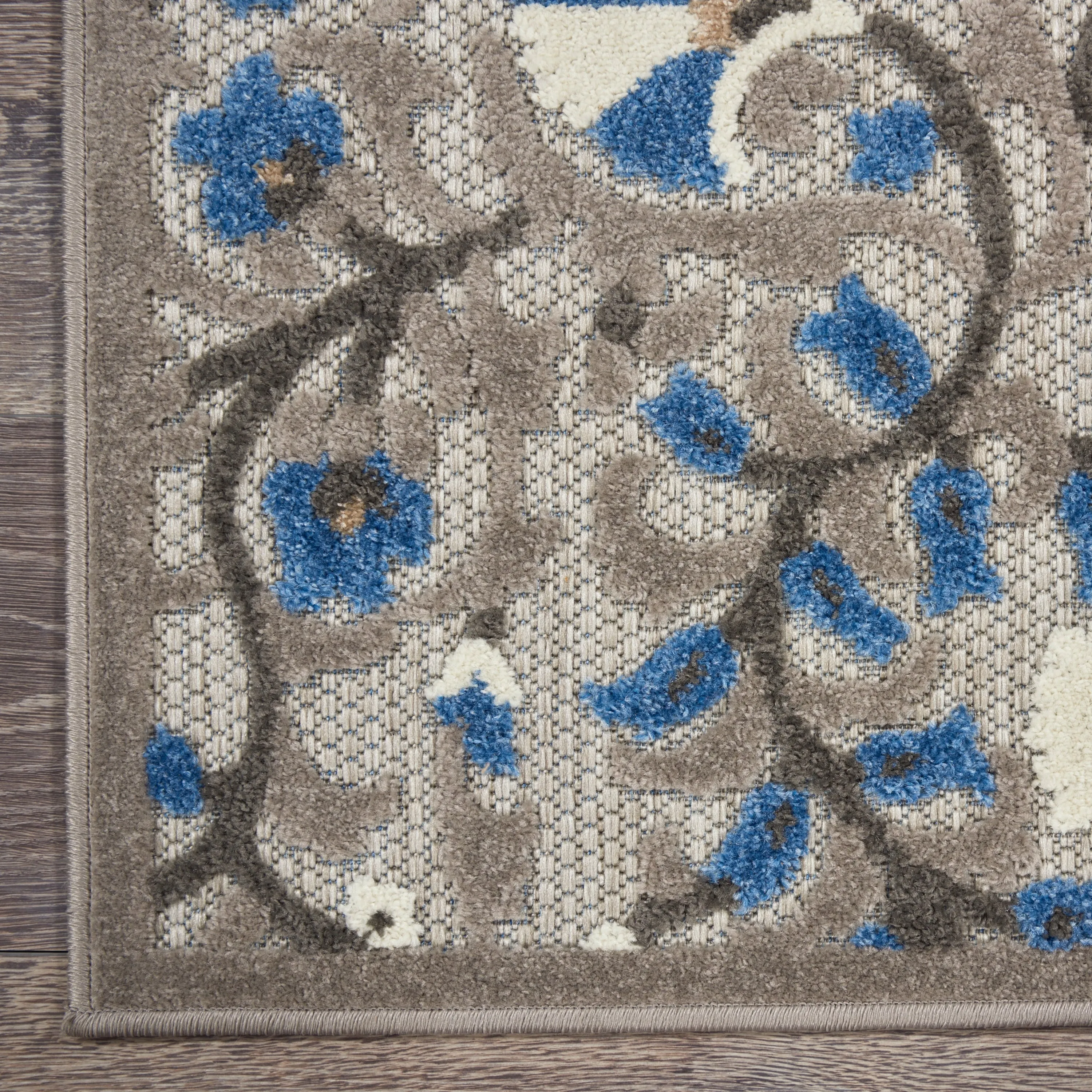 Nourison Aloha Modern Multicolor Floral Botanical Area Rug