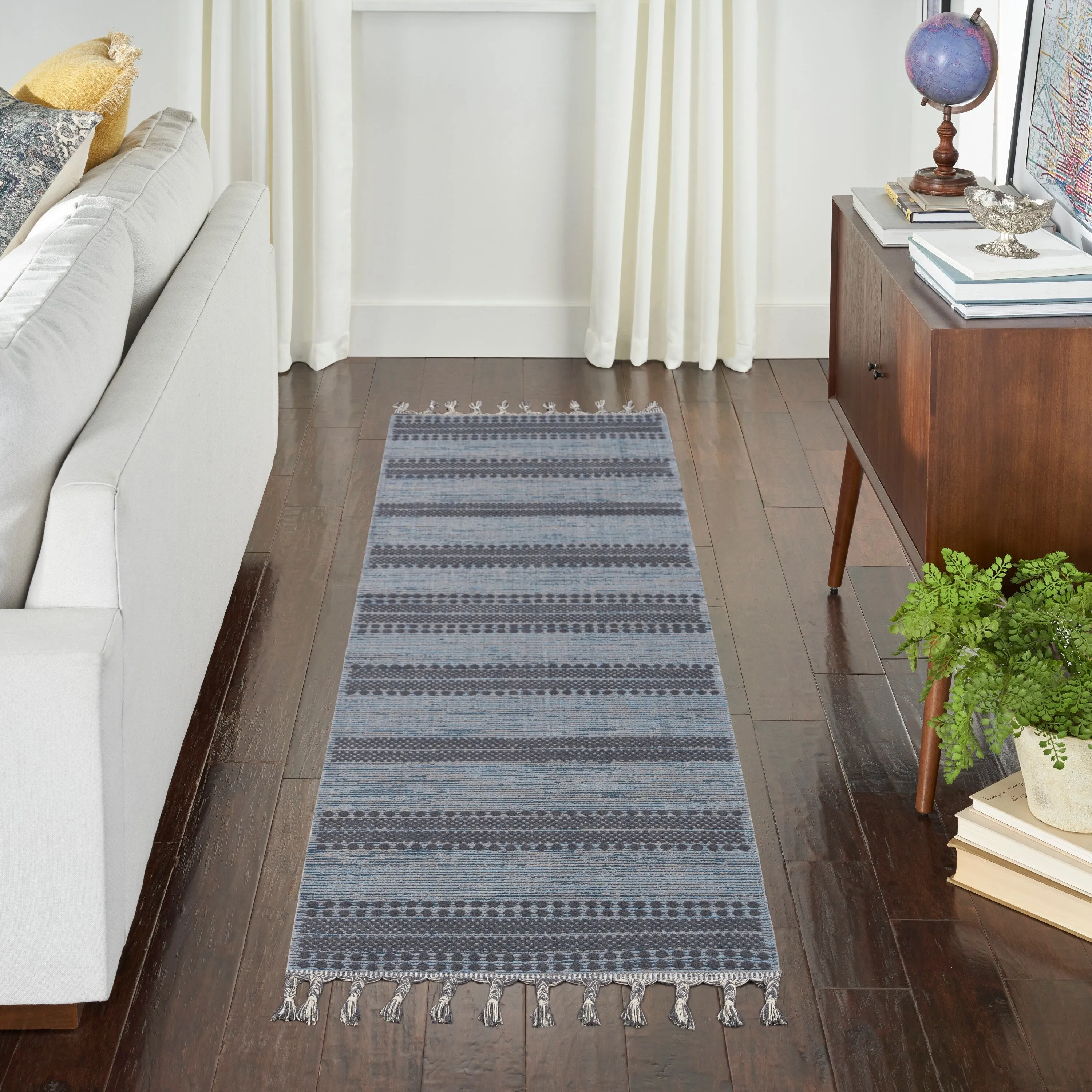 Nourison Asilah Scandinavian Boho Stripe Area Rug