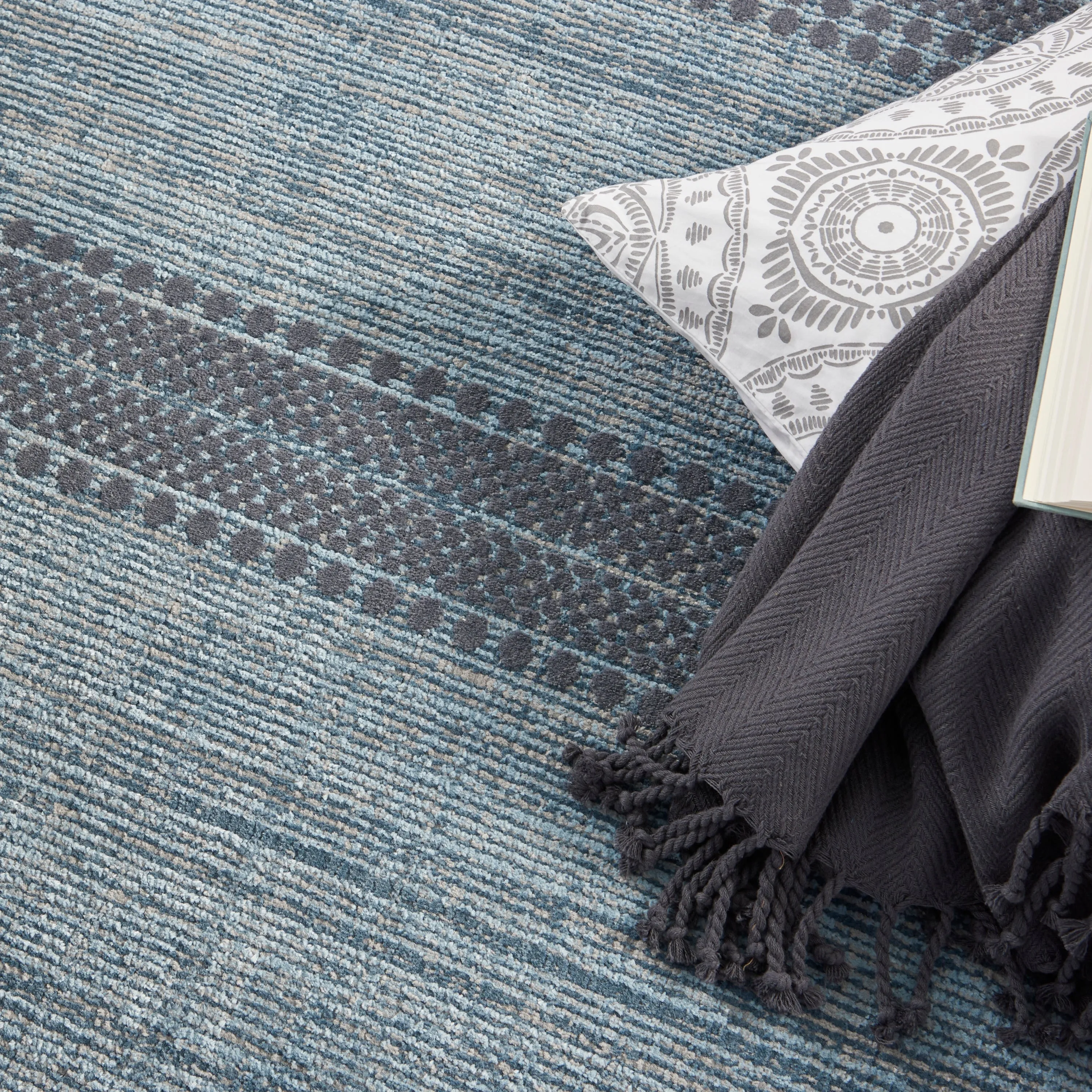 Nourison Asilah Scandinavian Boho Stripe Area Rug
