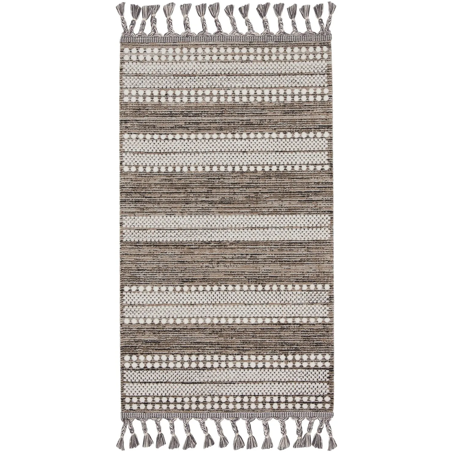 Nourison Asilah Scandinavian Boho Stripe Area Rug