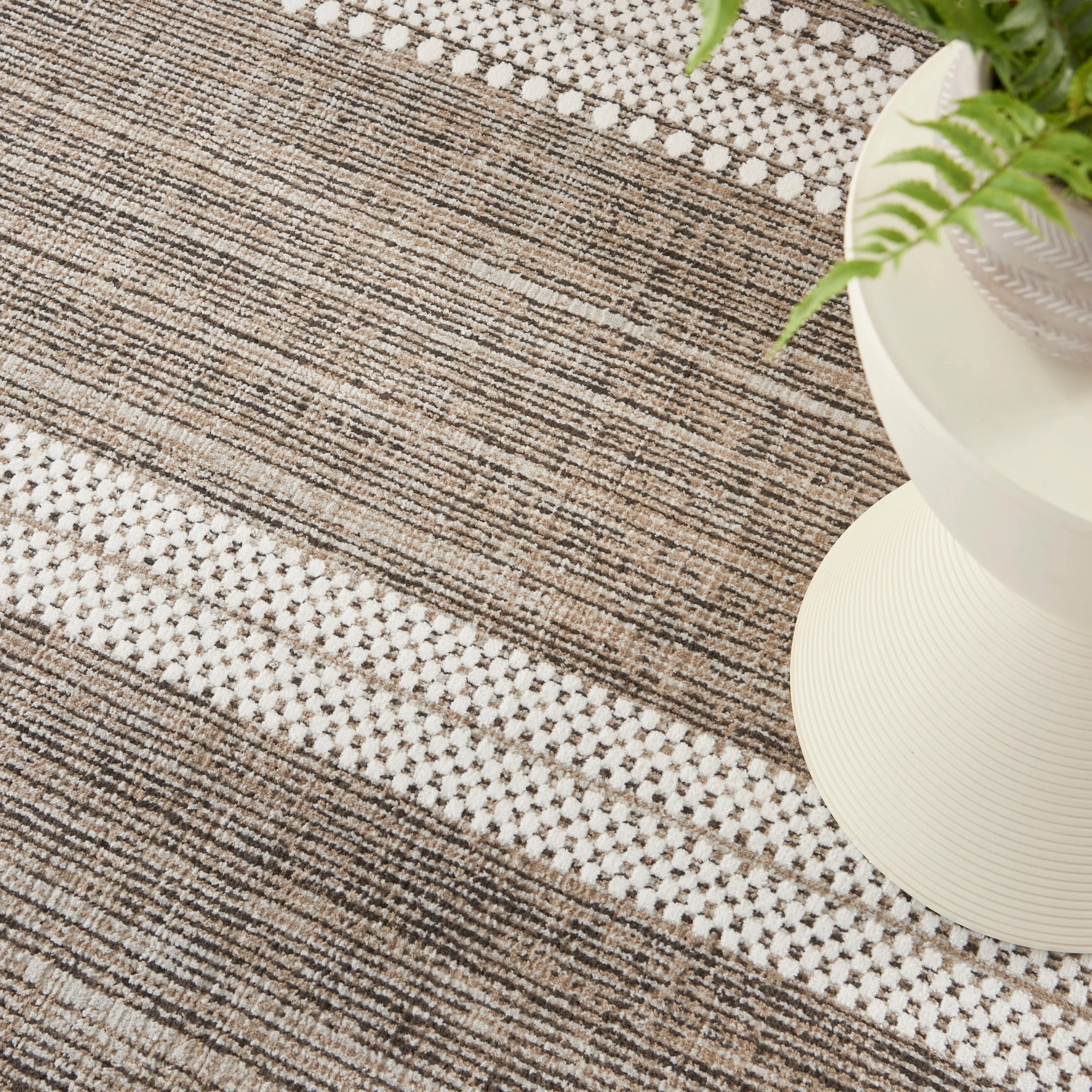 Nourison Asilah Scandinavian Boho Stripe Area Rug